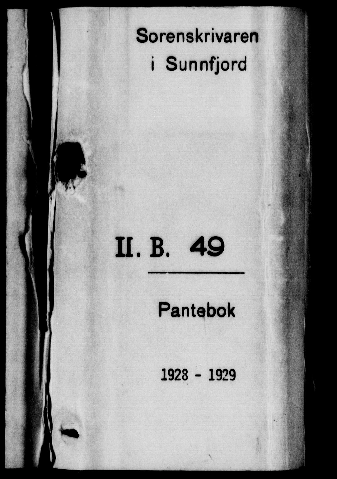 Sunnfjord tingrett, SAB/A-3201/1/G/Gb/Gba/L0049: Mortgage book no. II.B.49, 1928-1929