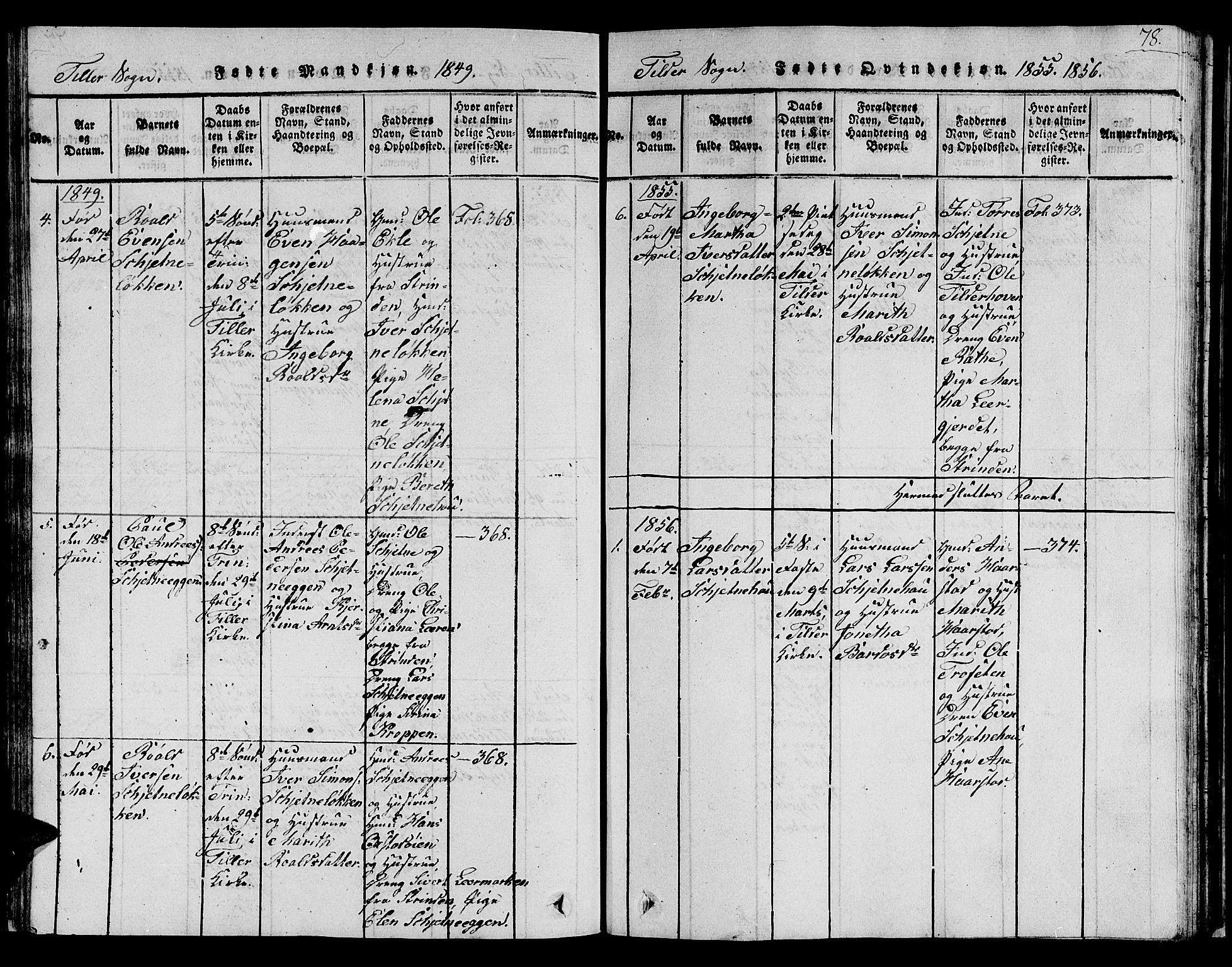 Ministerialprotokoller, klokkerbøker og fødselsregistre - Sør-Trøndelag, SAT/A-1456/621/L0458: Parish register (copy) no. 621C01, 1816-1865, p. 78