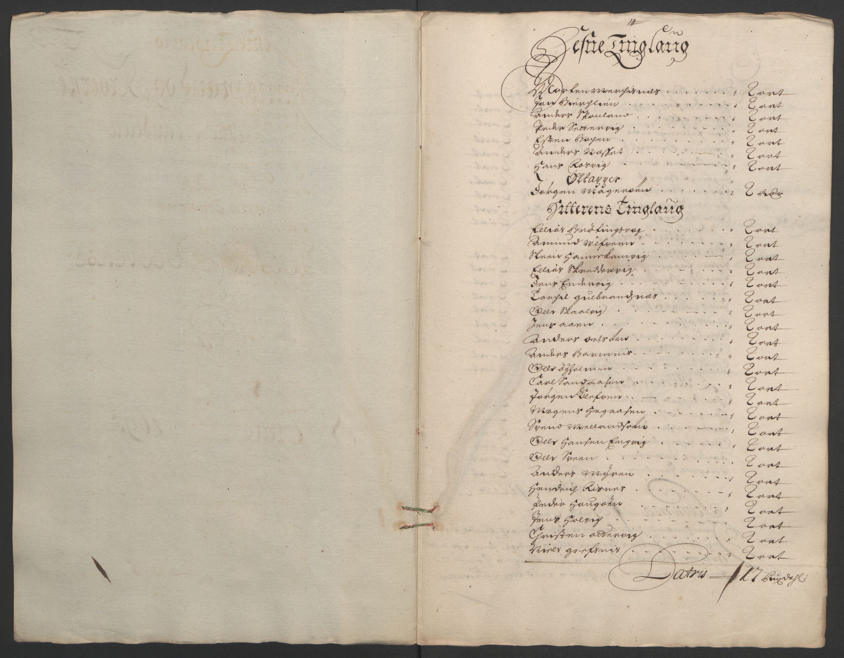 Rentekammeret inntil 1814, Reviderte regnskaper, Fogderegnskap, RA/EA-4092/R57/L3851: Fogderegnskap Fosen, 1695-1696, p. 82
