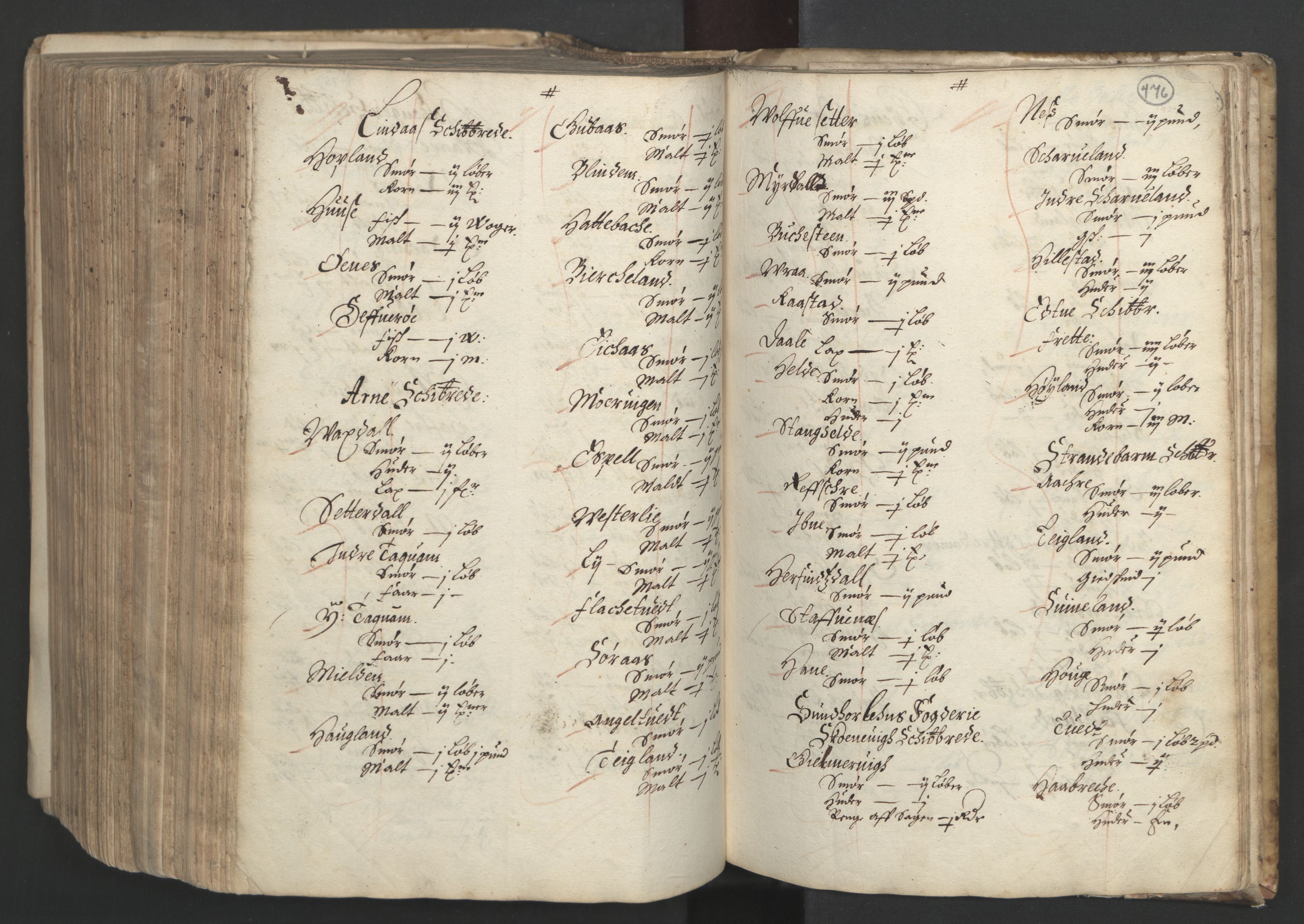 Rentekammeret inntil 1814, Realistisk ordnet avdeling, AV/RA-EA-4070/L/L0025/0001: Bergen lagdømme: / [B]: Kronens jordebok. Nordhordland, Sunnhordland, Ytre Sogn, Indre Sogn, Sunnfjord, Nordfjord, Sunnmøre, Hardanger med Halsnøy kloster, Lyse kloster, Apostelgodset, Munkeliv og St. Hans kloster, Alle helgen gods, Lagstolen gods, Ove Jenssøns gods på Voss, 1661, p. 475b-476a