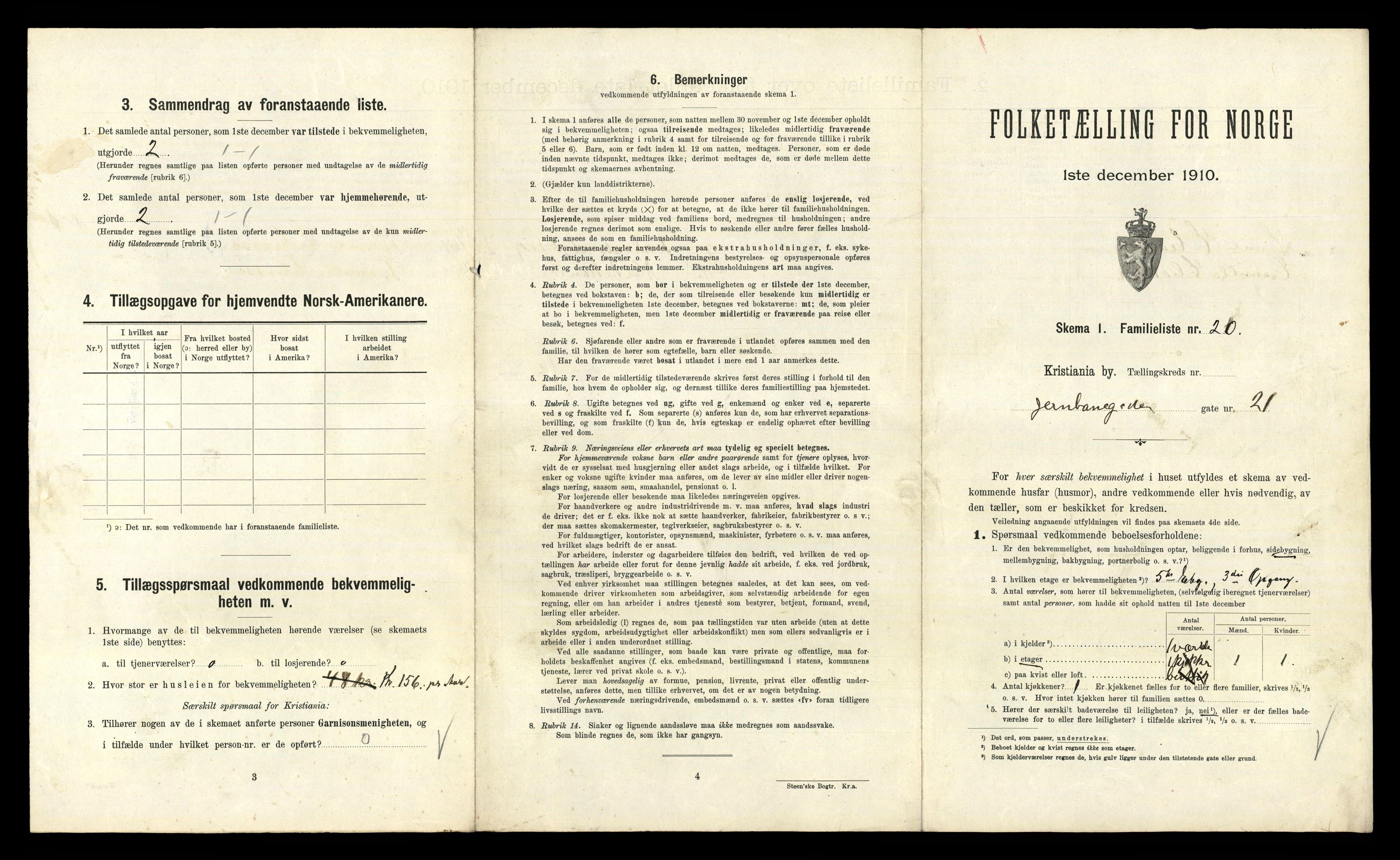 RA, 1910 census for Kristiania, 1910, p. 45859