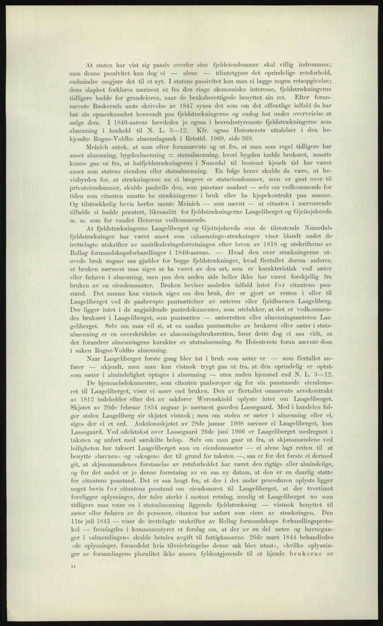 Høyfjellskommisjonen, RA/S-1546/X/Xa/L0001: Nr. 1-33, 1909-1953, p. 907