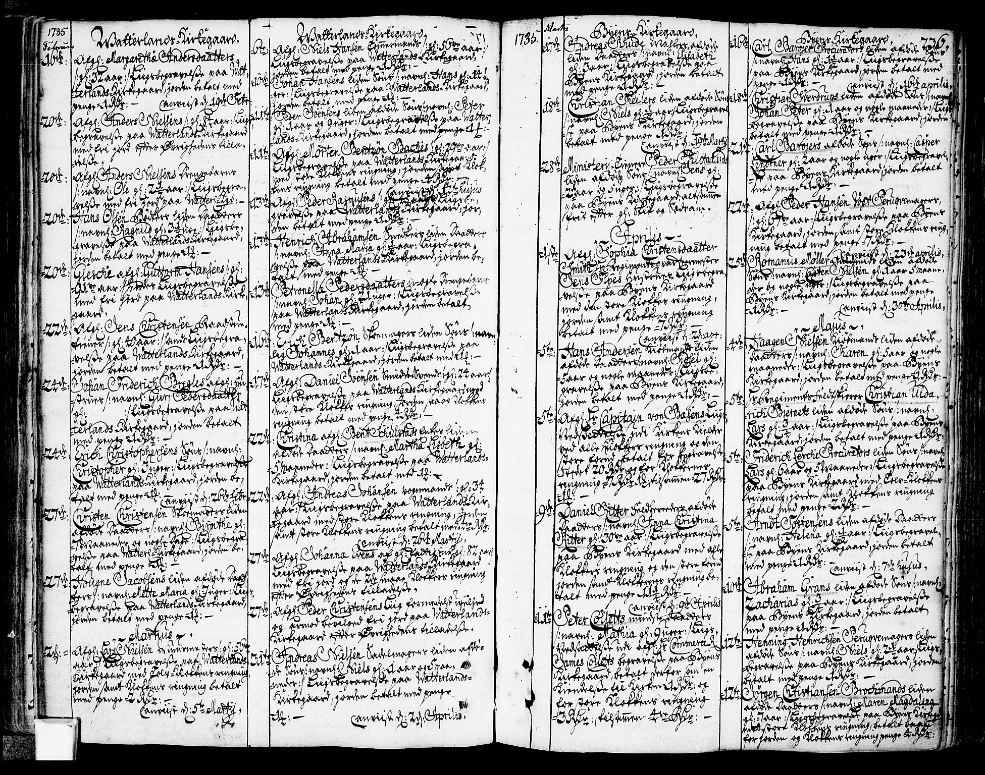 Oslo domkirke Kirkebøker, SAO/A-10752/F/Fa/L0003: Parish register (official) no. 3, 1731-1743, p. 236