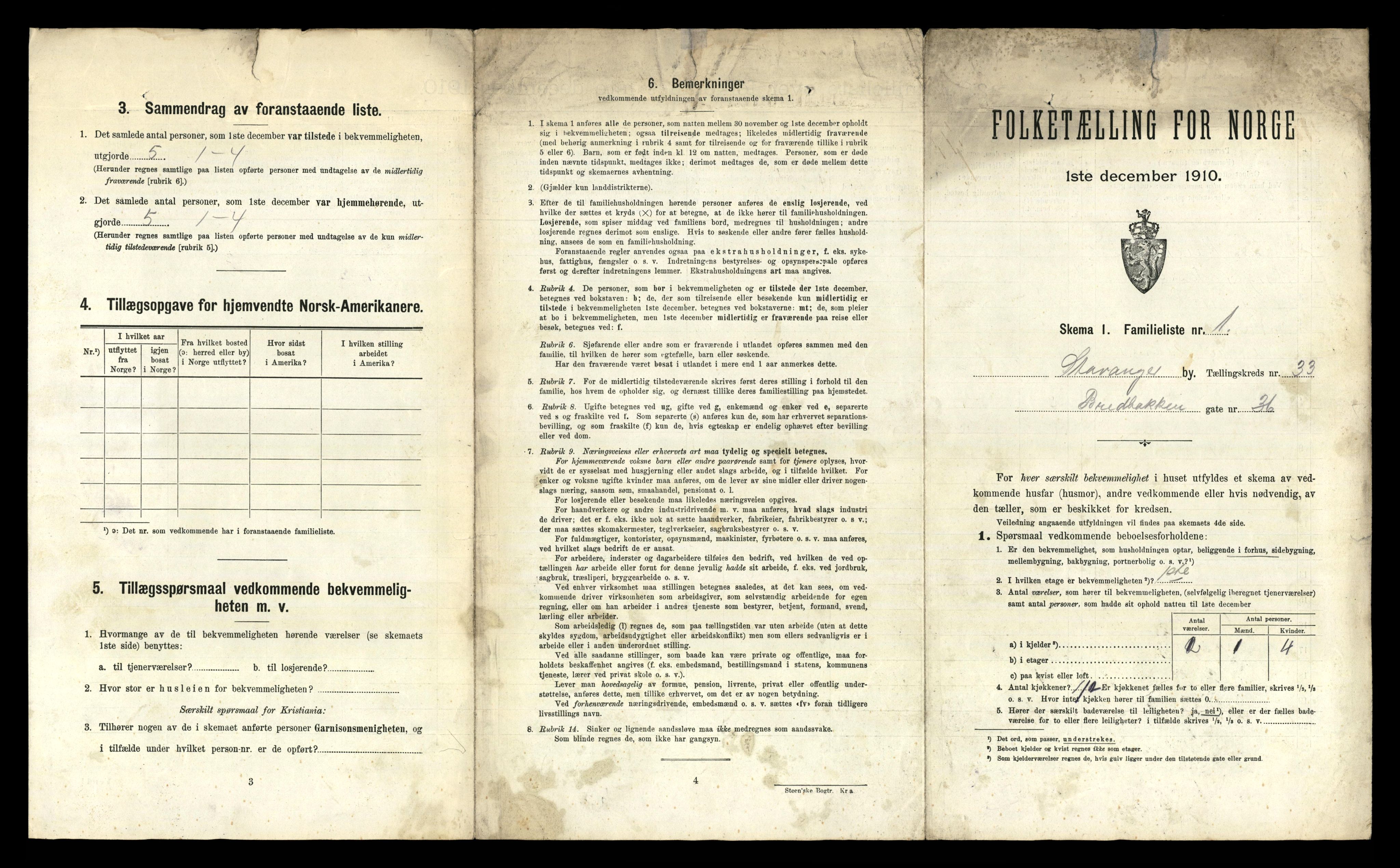 RA, 1910 census for Stavanger, 1910, p. 20828