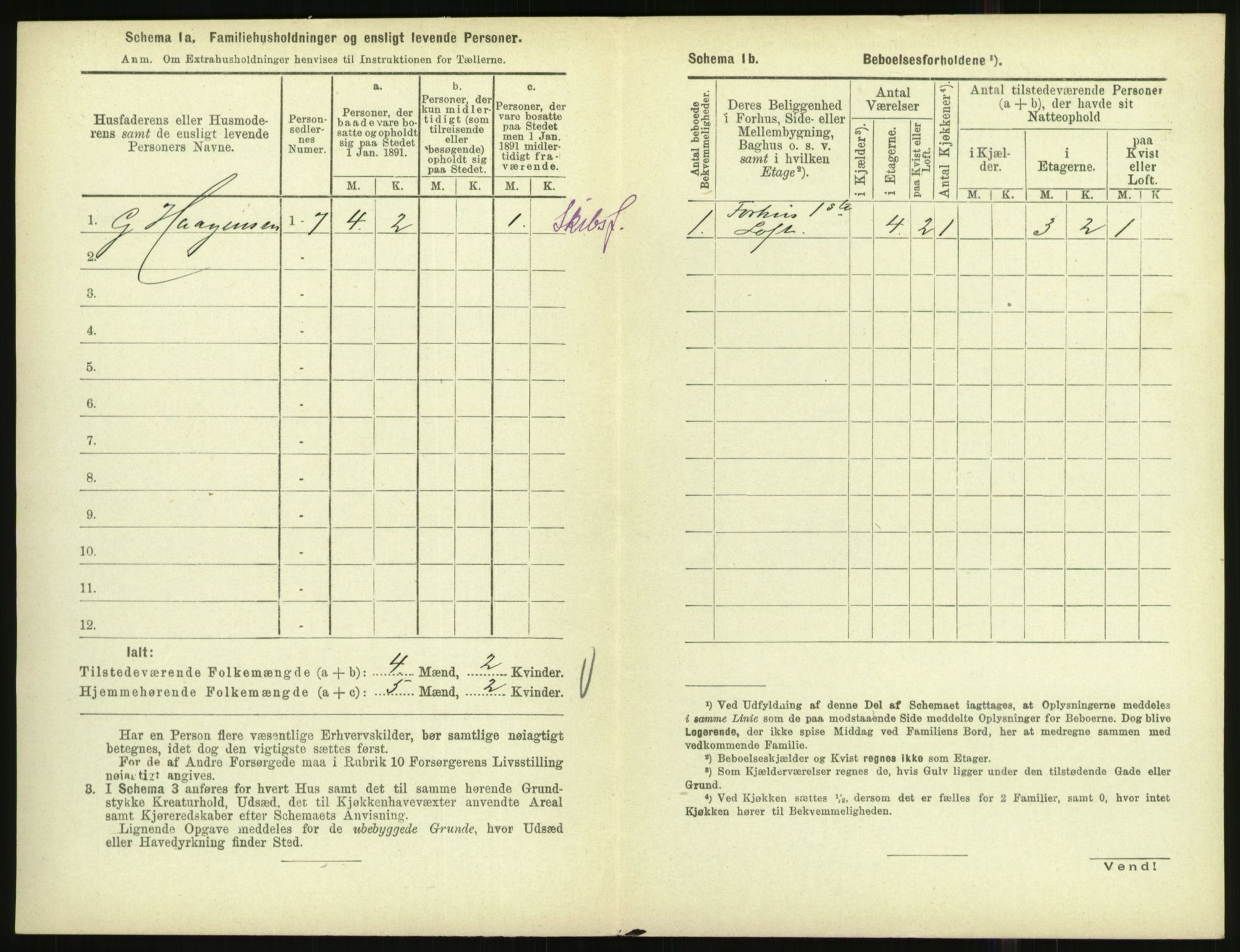 RA, 1891 census for 1002 Mandal, 1891, p. 1226