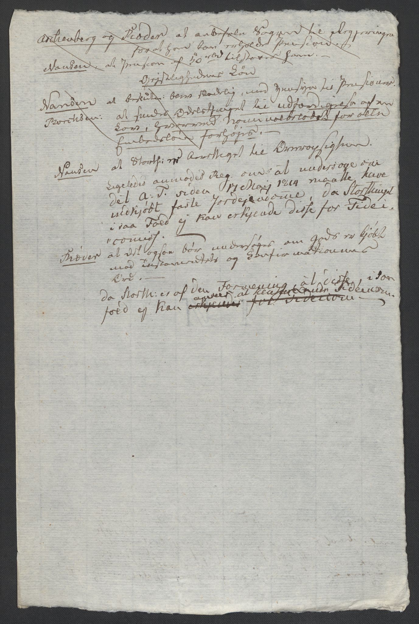 Christie, Wilhelm Frimann Koren, AV/RA-PA-0014/F/L0005: Christies dokumenter fra Stortinget, 1815-1816, p. 577