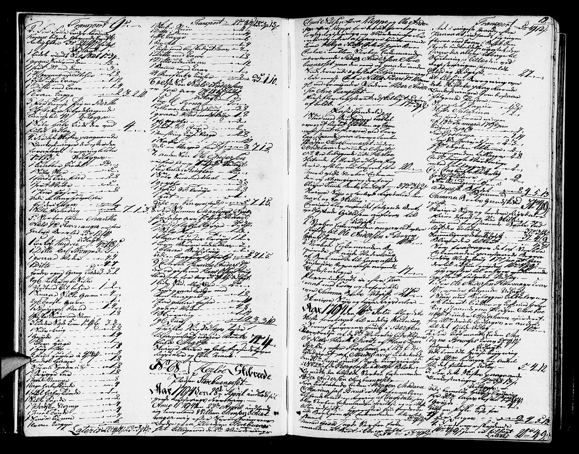 Nordhordland sorenskrivar, AV/SAB-A-2901/1/H/Ha/L0009a: Skifteprotokollar Nordhordland , 1794-1797, p. 18b-19a