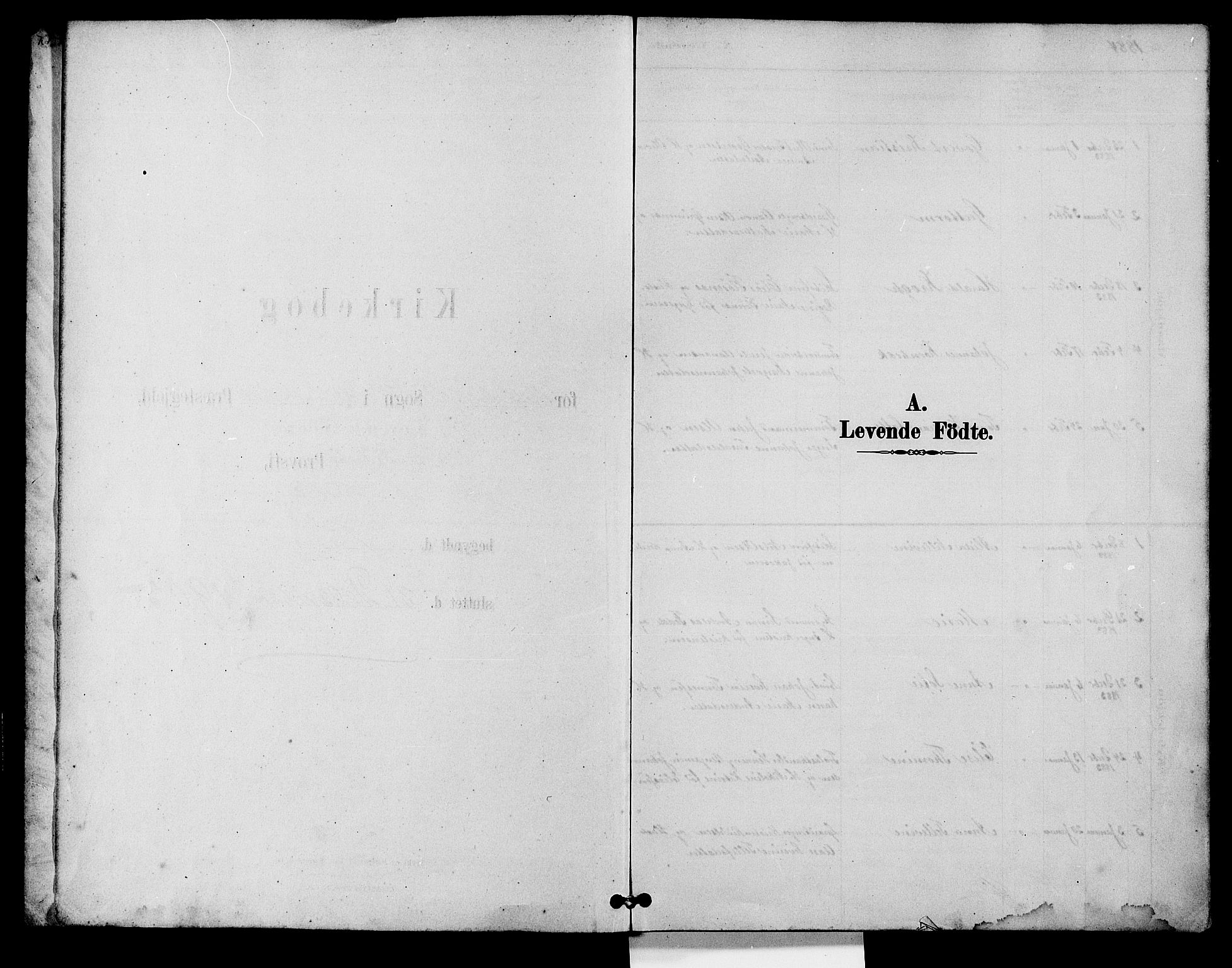 Vestre Moland sokneprestkontor, AV/SAK-1111-0046/F/Fb/Fbb/L0006: Parish register (copy) no. B 6, 1884-1905