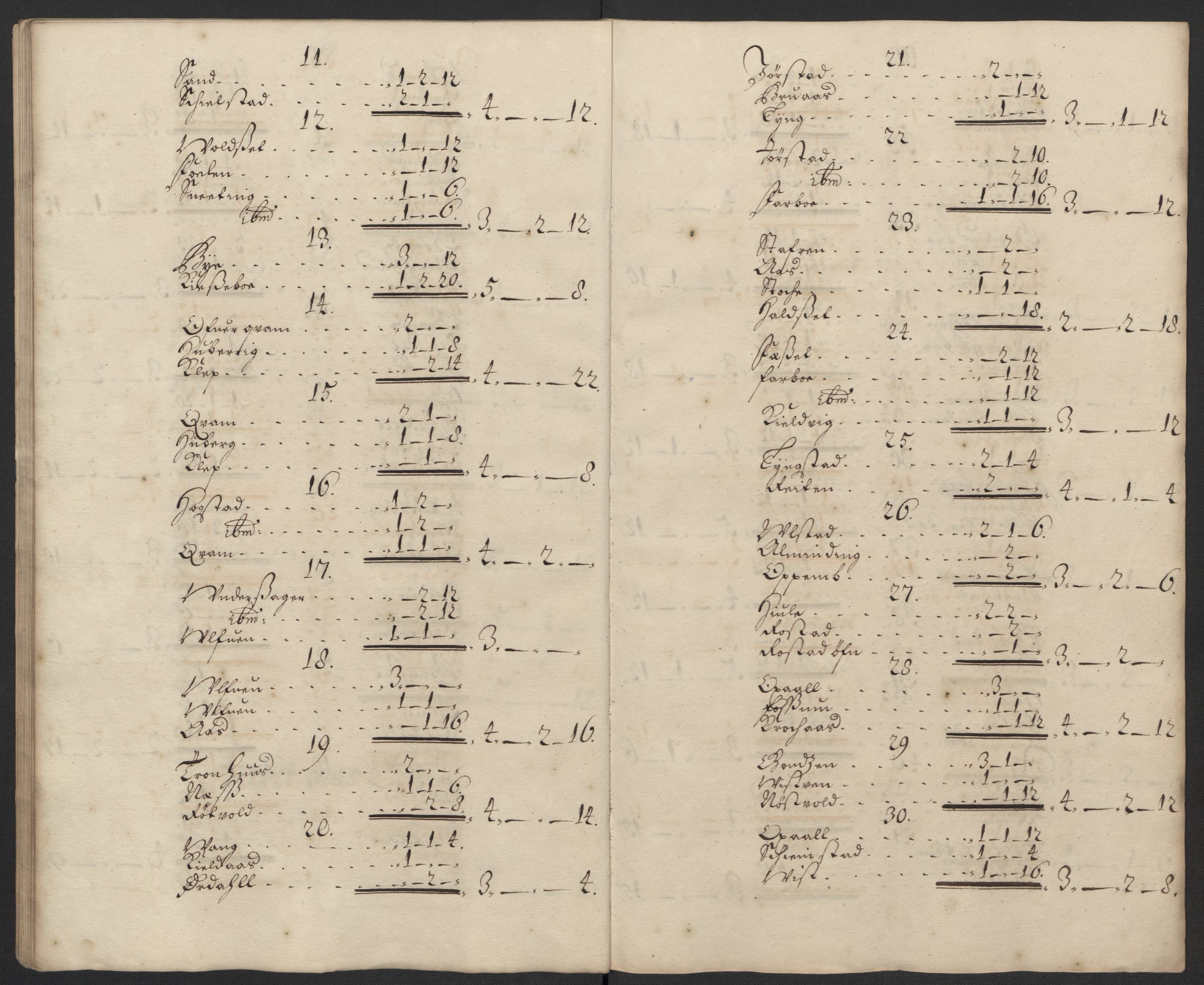 Rentekammeret inntil 1814, Reviderte regnskaper, Fogderegnskap, AV/RA-EA-4092/R63/L4310: Fogderegnskap Inderøy, 1698-1699, p. 94