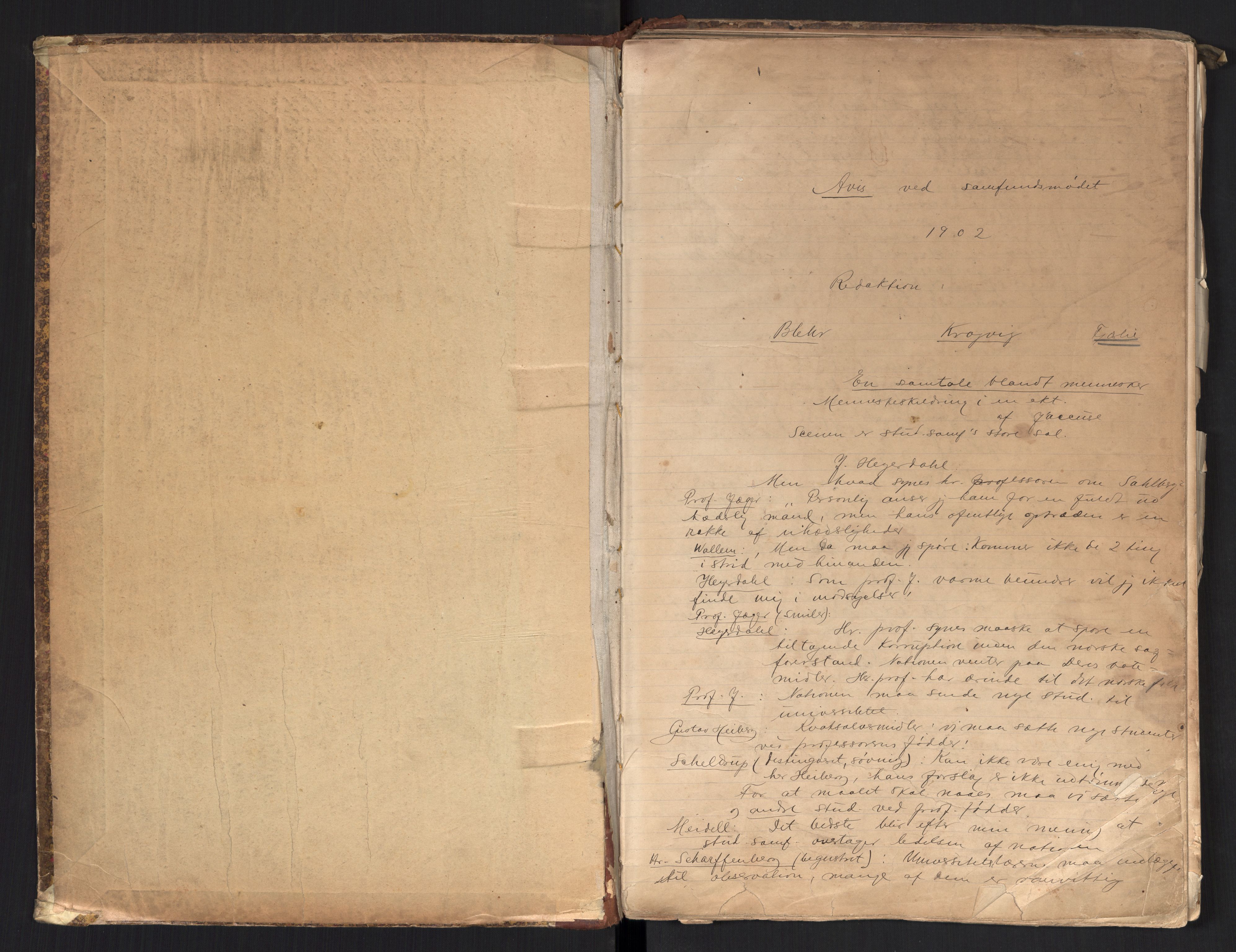 Det Norske Studentersamfund, AV/RA-PA-1322/X/Xa/L0017/0001: -- / Samfundsavisen (stort format), 1902-1904, p. 2