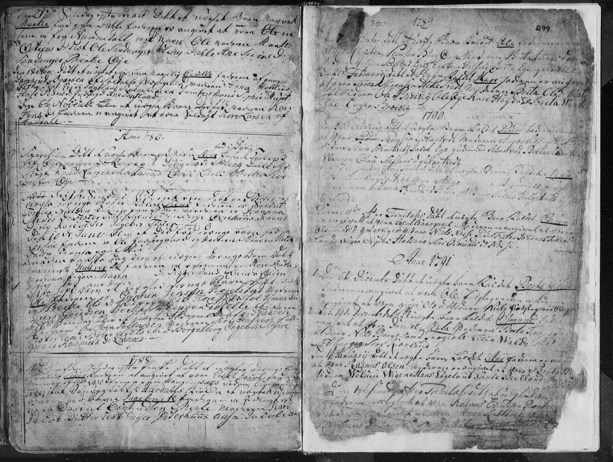 Hjelmeland sokneprestkontor, SAST/A-101843/01/IV/L0001: Parish register (official) no. A 1, 1760-1799, p. 298-299