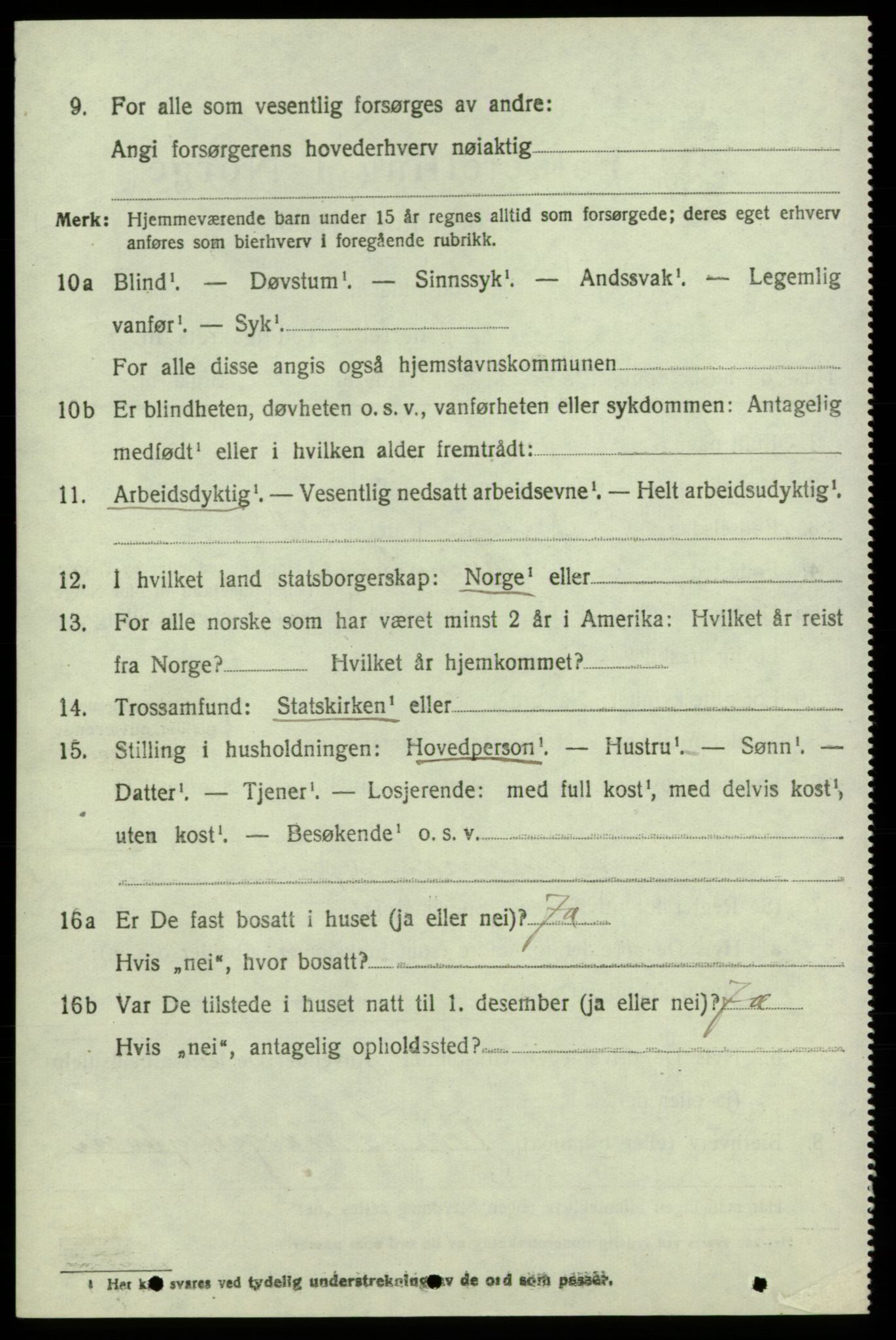 SAB, 1920 census for Kvinnherad, 1920, p. 6703