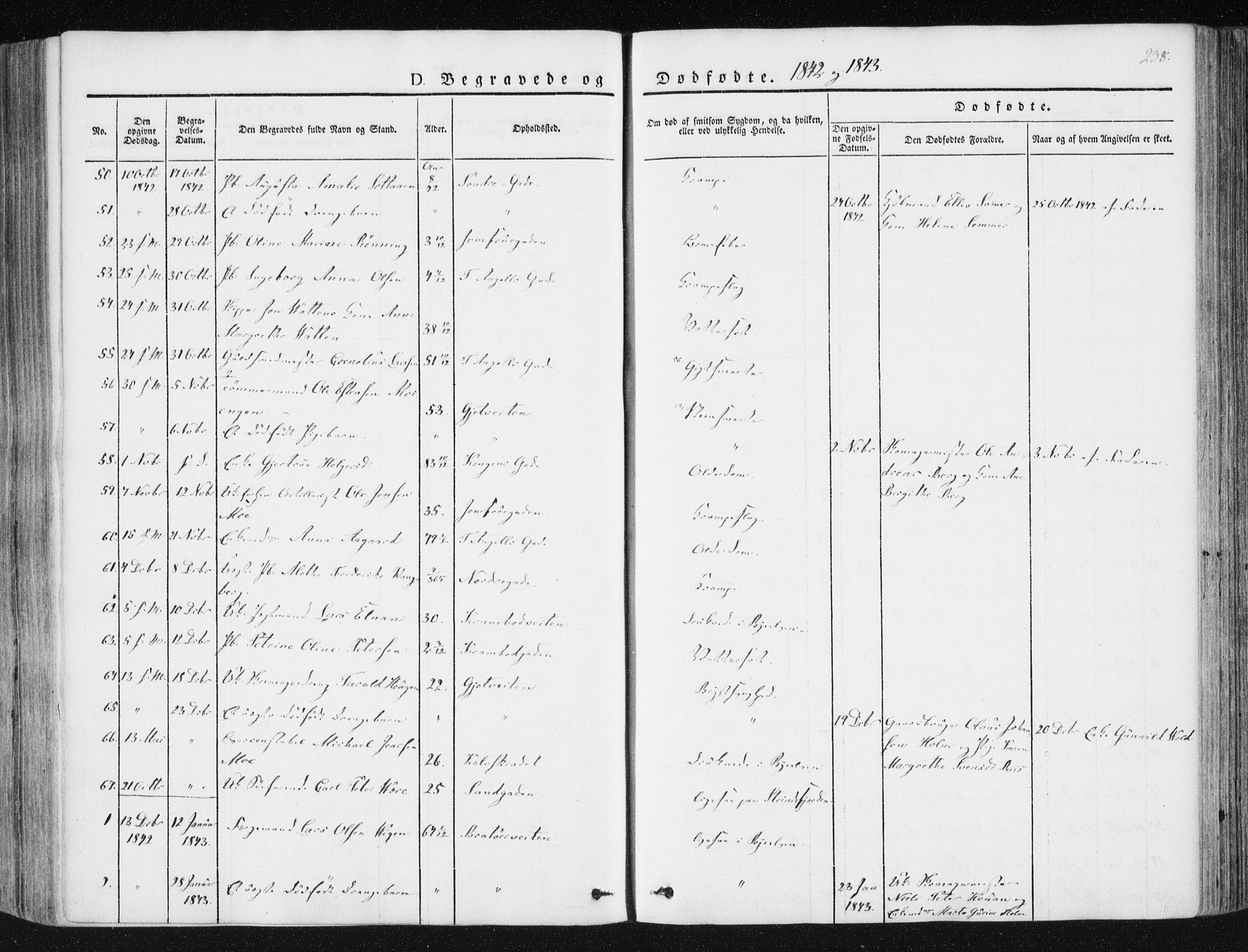 Ministerialprotokoller, klokkerbøker og fødselsregistre - Sør-Trøndelag, SAT/A-1456/602/L0110: Parish register (official) no. 602A08, 1840-1854, p. 238