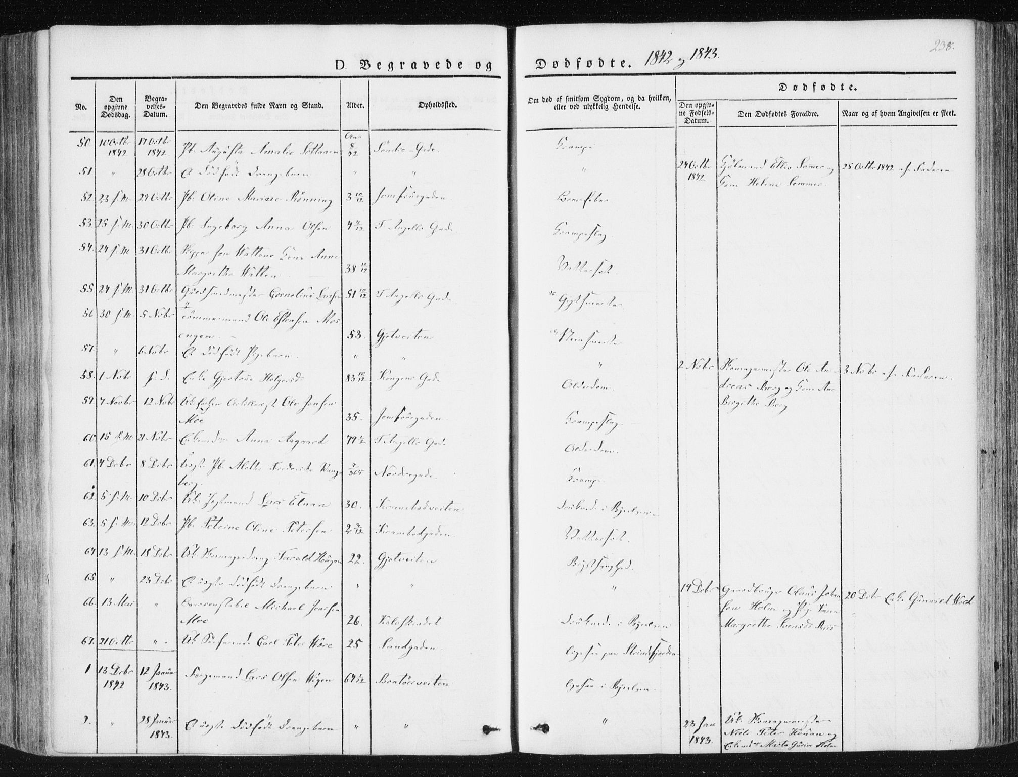 Ministerialprotokoller, klokkerbøker og fødselsregistre - Sør-Trøndelag, AV/SAT-A-1456/602/L0110: Parish register (official) no. 602A08, 1840-1854, p. 238