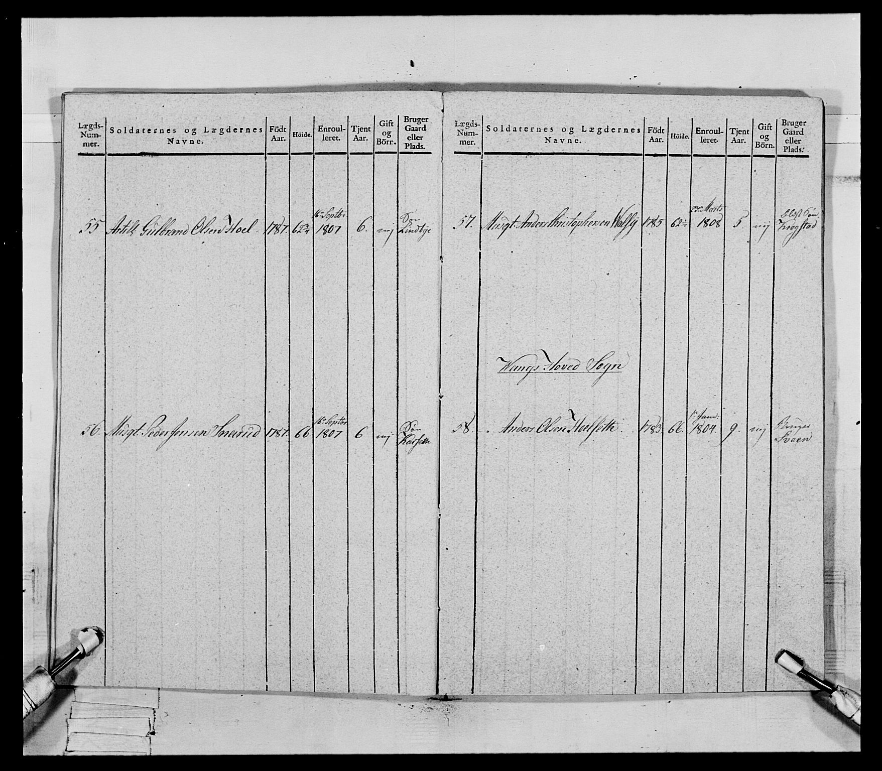 Generalitets- og kommissariatskollegiet, Det kongelige norske kommissariatskollegium, AV/RA-EA-5420/E/Eh/L0069: Opplandske gevorbne infanteriregiment, 1810-1818, p. 731