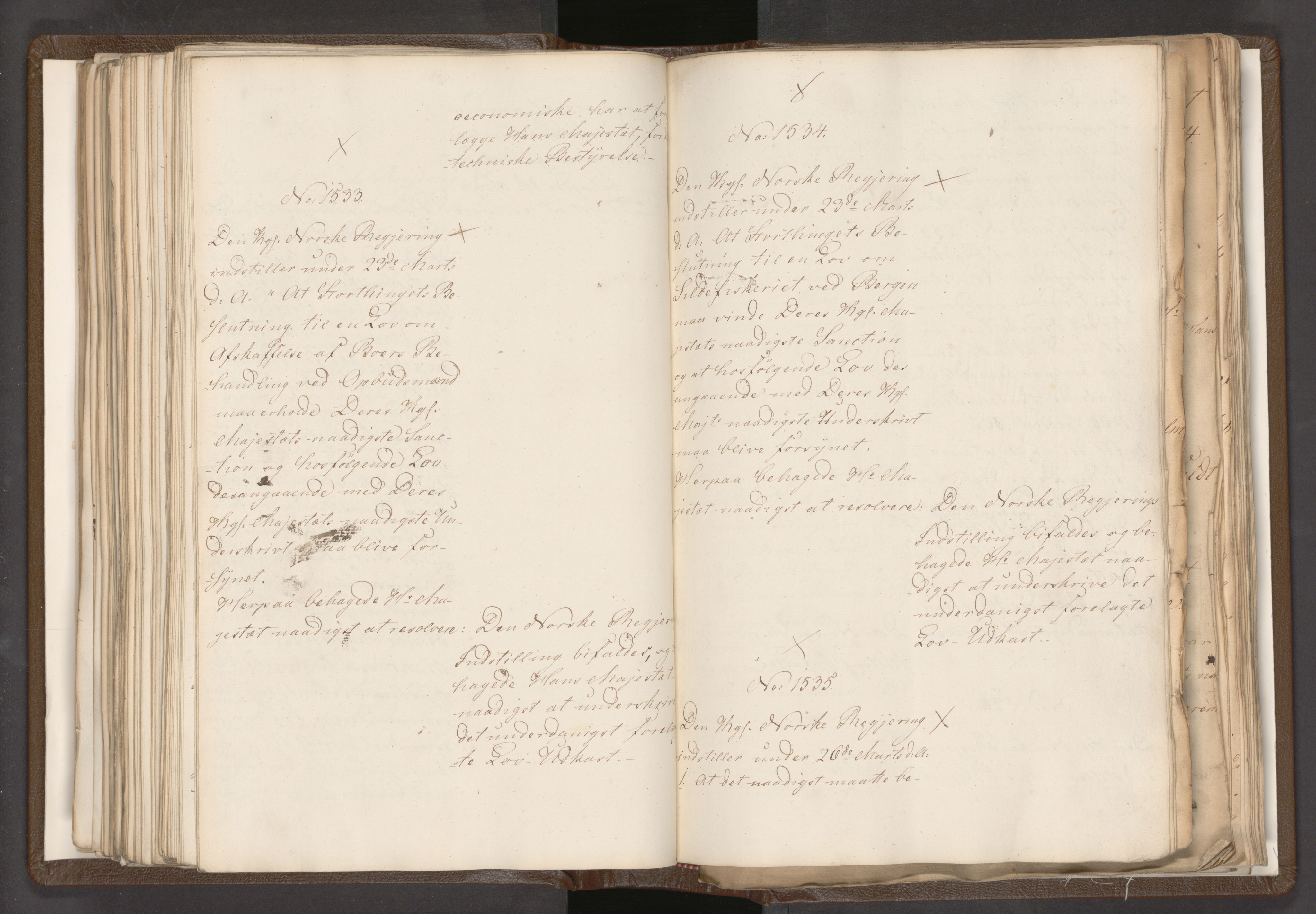 Statsrådssekretariatet, AV/RA-S-1001/A/Ab/L0018: Kgl. res. nr. 1112-1753, 1. halvår, 1824