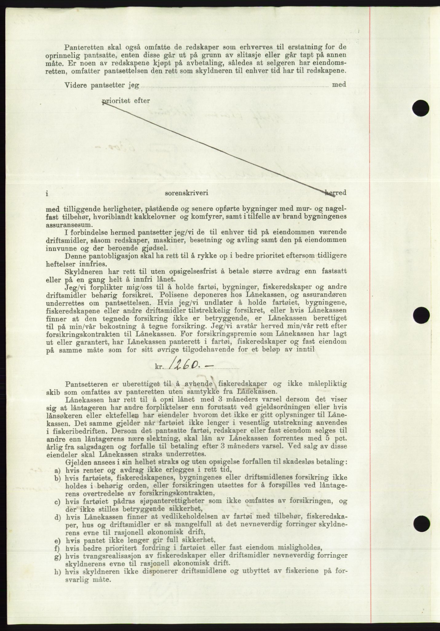 Søre Sunnmøre sorenskriveri, AV/SAT-A-4122/1/2/2C/L0063: Mortgage book no. 57, 1937-1937, Diary no: : 1254/1937