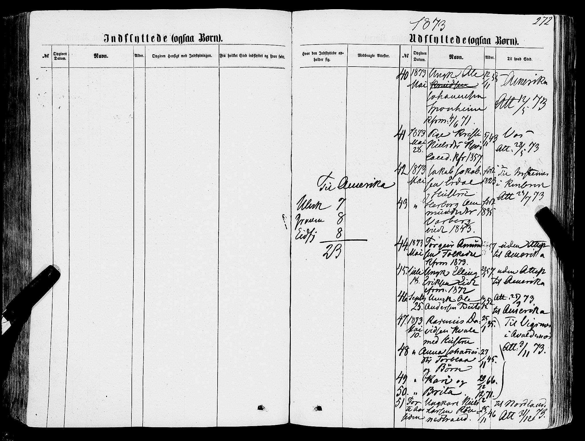 Ulvik sokneprestembete, AV/SAB-A-78801/H/Haa: Parish register (official) no. A 15, 1864-1878, p. 272