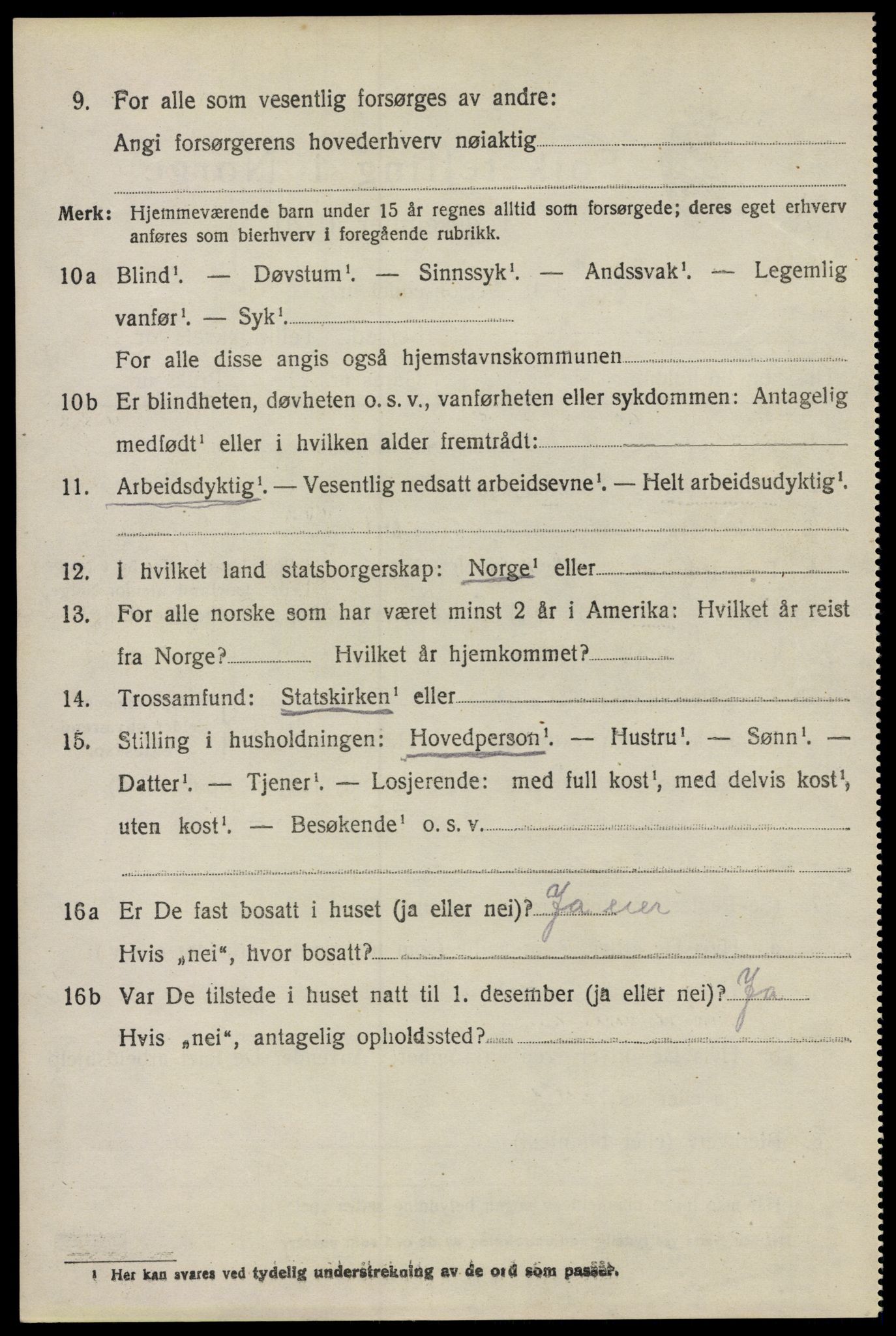 SAO, 1920 census for Glemmen, 1920, p. 16718