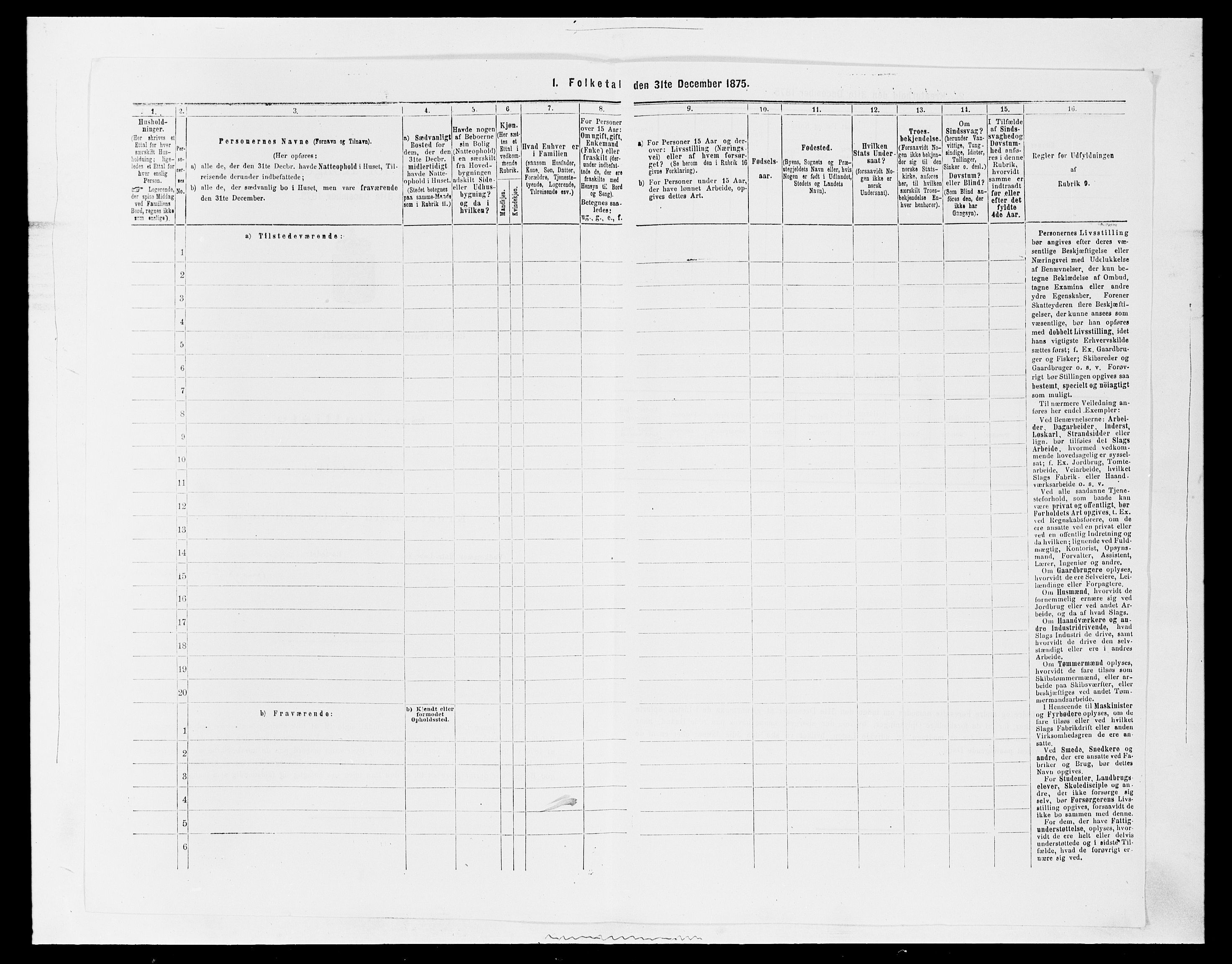 SAH, 1875 census for 0520P Ringebu, 1875, p. 1158