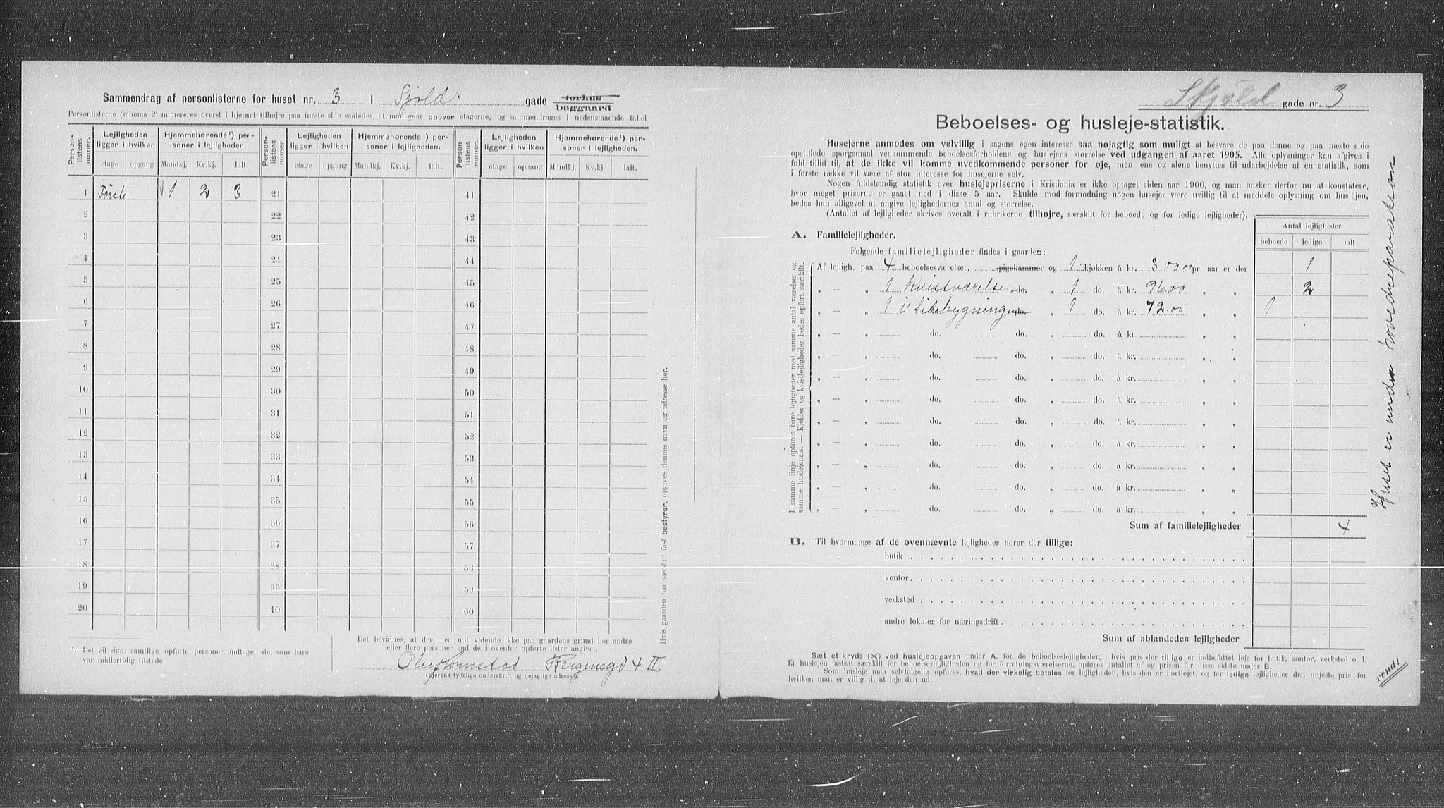 OBA, Municipal Census 1905 for Kristiania, 1905, p. 49895