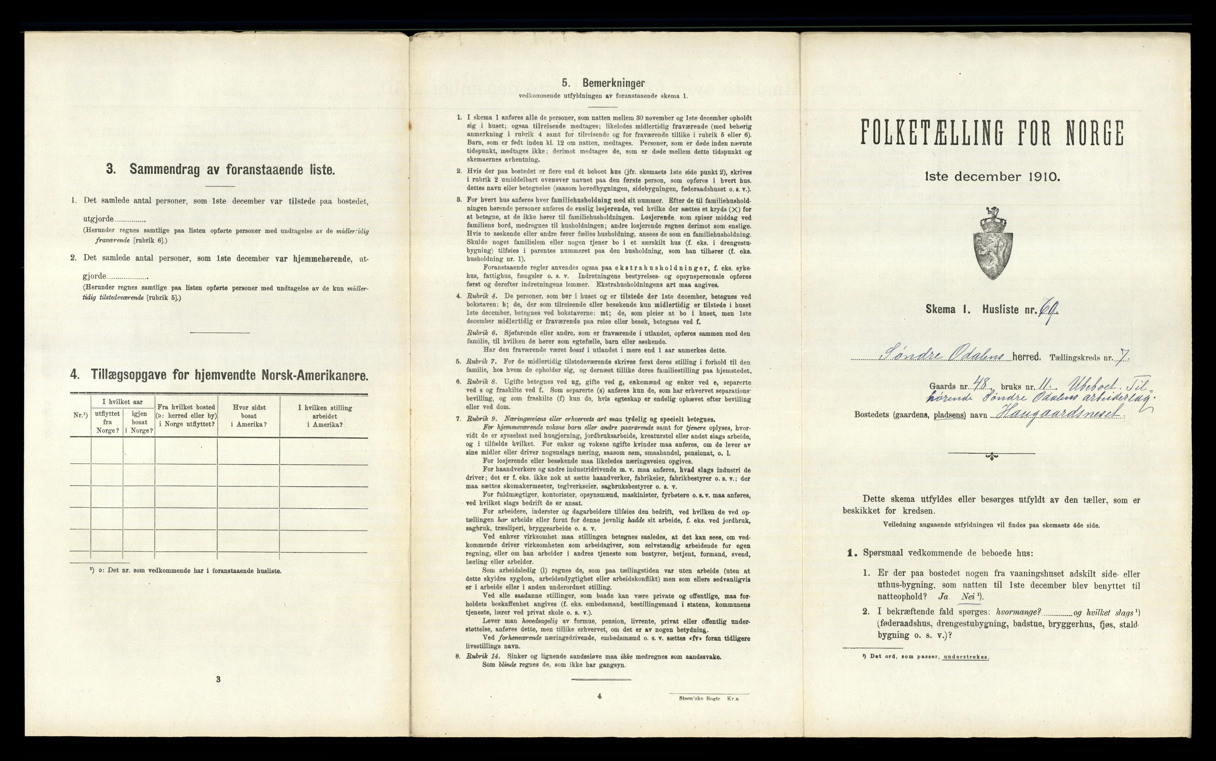 RA, 1910 census for Sør-Odal, 1910, p. 1296