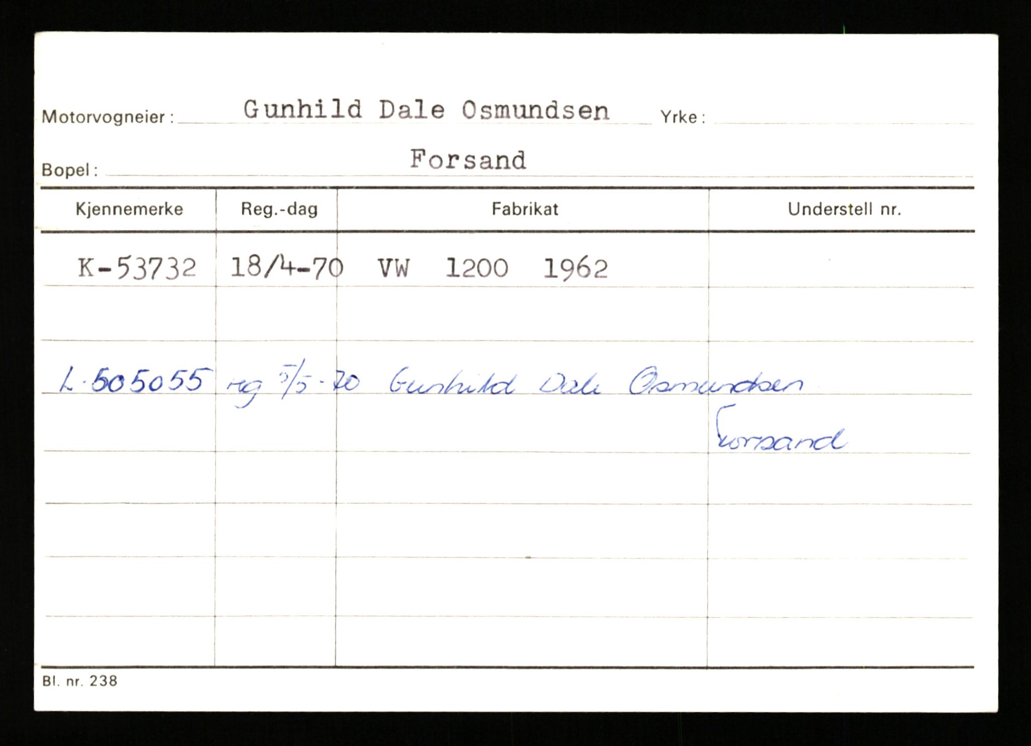 Stavanger trafikkstasjon, SAST/A-101942/0/G/L0007: Registreringsnummer: 49019 - 67460, 1930-1971, p. 1253