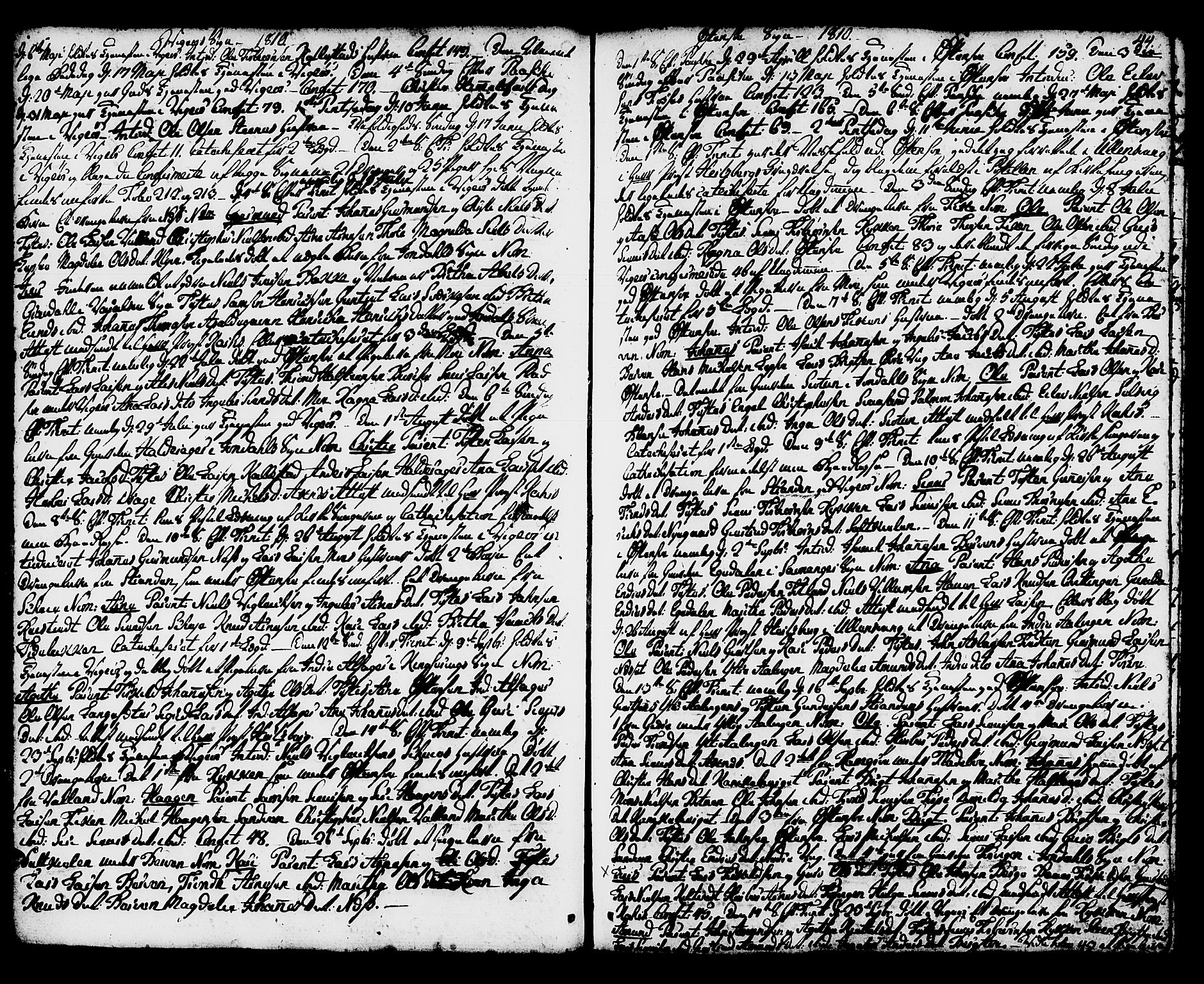 Kvam sokneprestembete, AV/SAB-A-76201/H/Haa: Parish register (official) no. A 5, 1796-1832, p. 44
