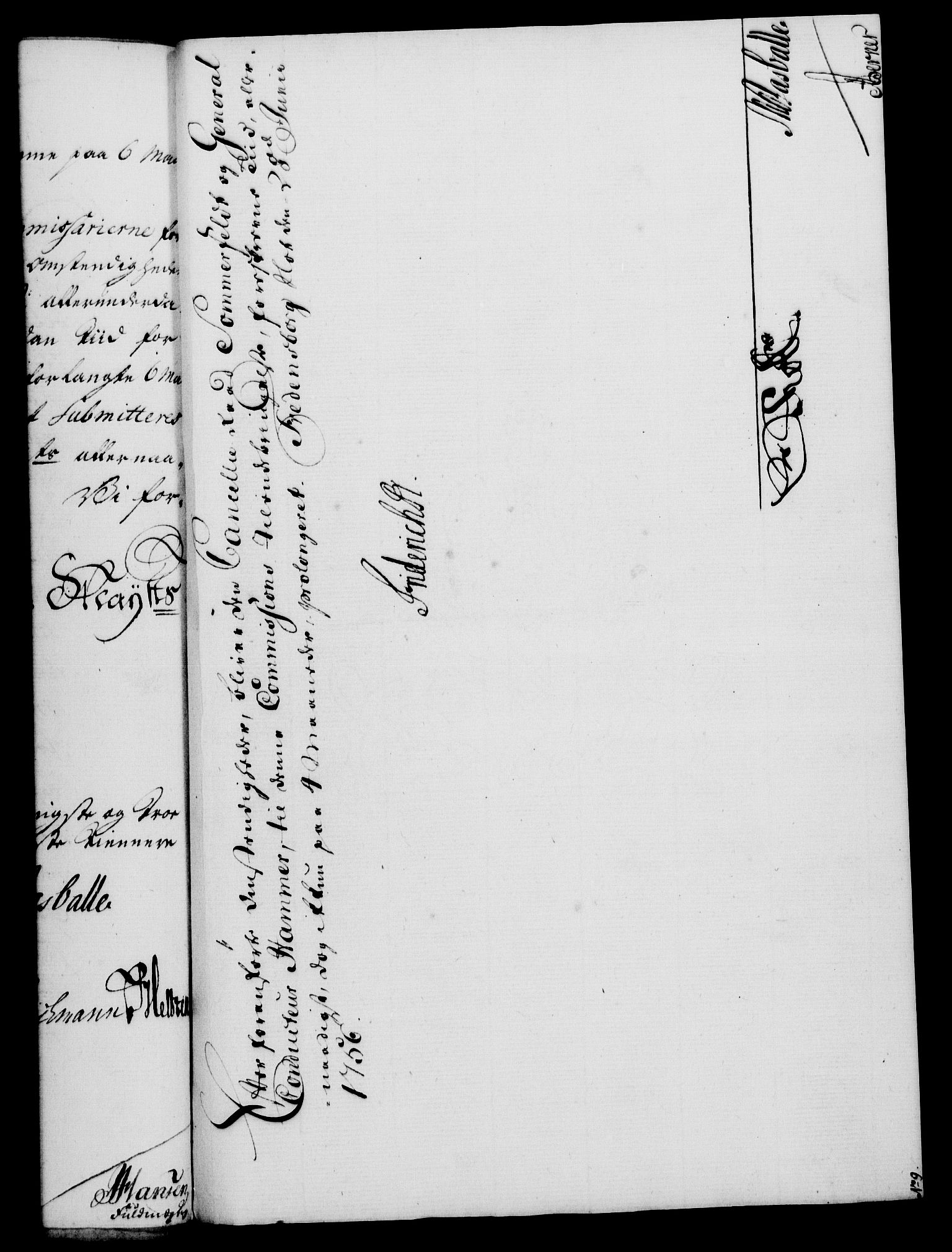 Rentekammeret, Kammerkanselliet, RA/EA-3111/G/Gf/Gfa/L0038: Norsk relasjons- og resolusjonsprotokoll (merket RK 52.38), 1756, p. 379
