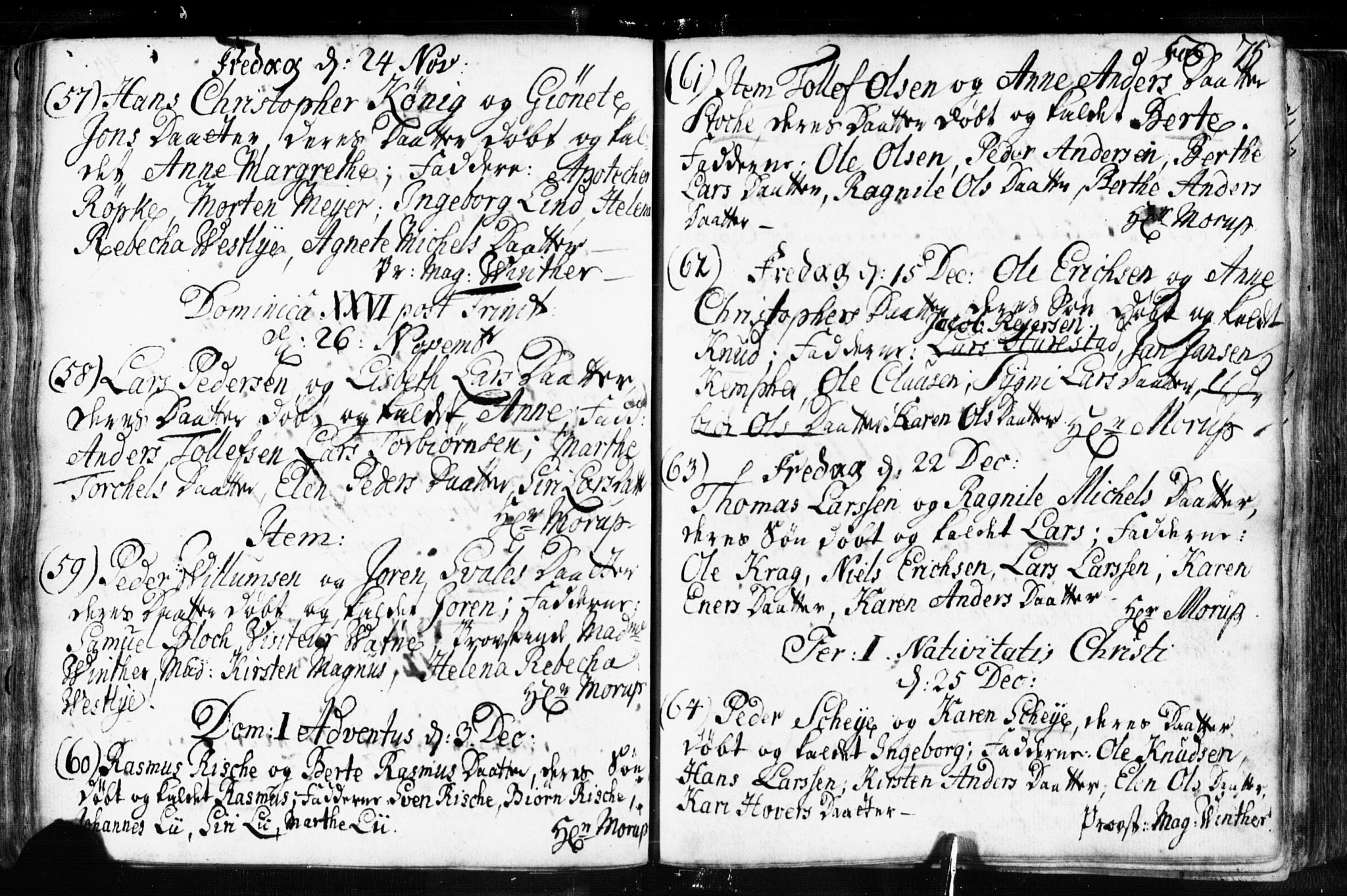 Domkirken sokneprestkontor, AV/SAST-A-101812/001/30/30BB/L0003: Parish register (copy) no. B 3, 1733-1751, p. 75
