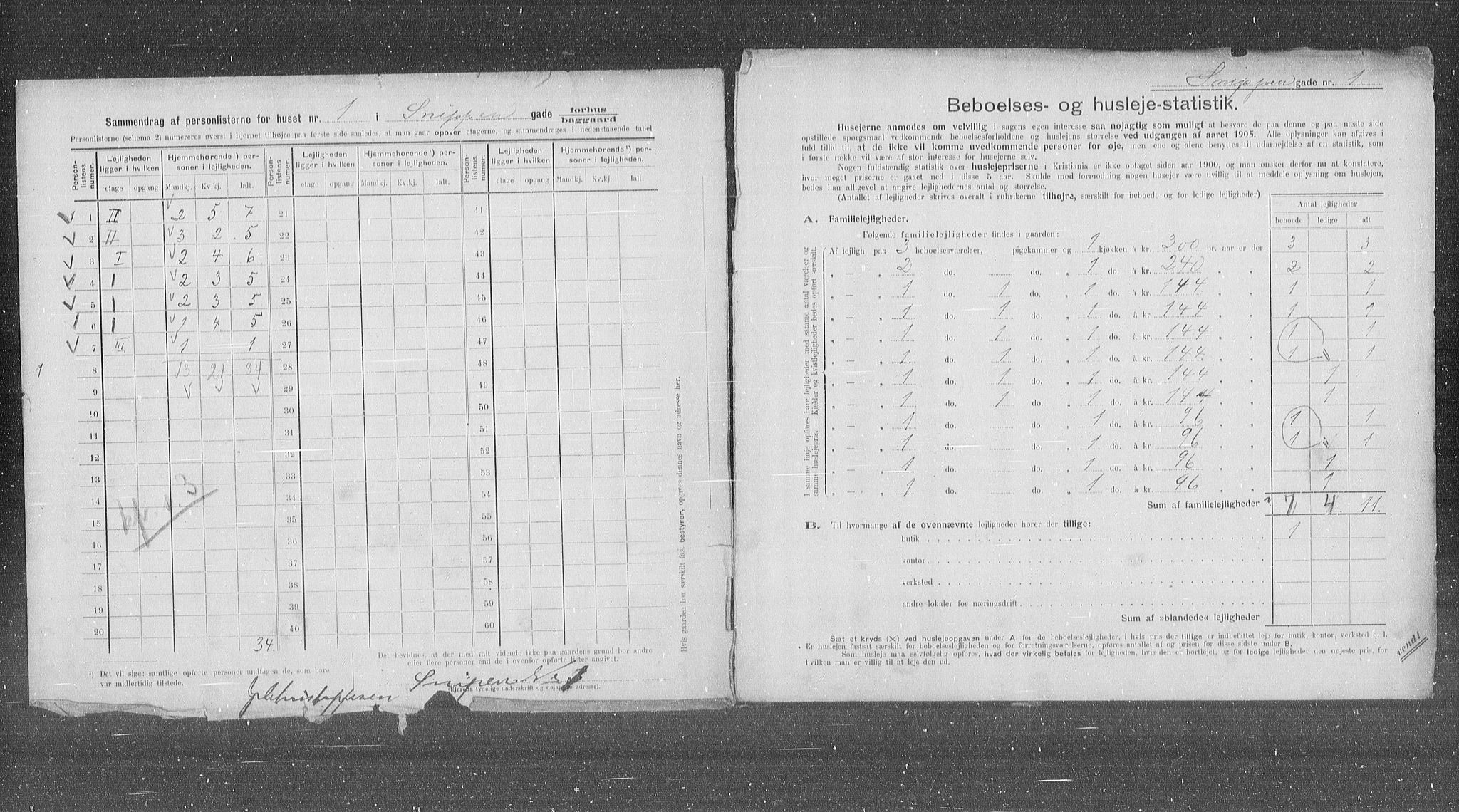 OBA, Municipal Census 1905 for Kristiania, 1905, p. 50826