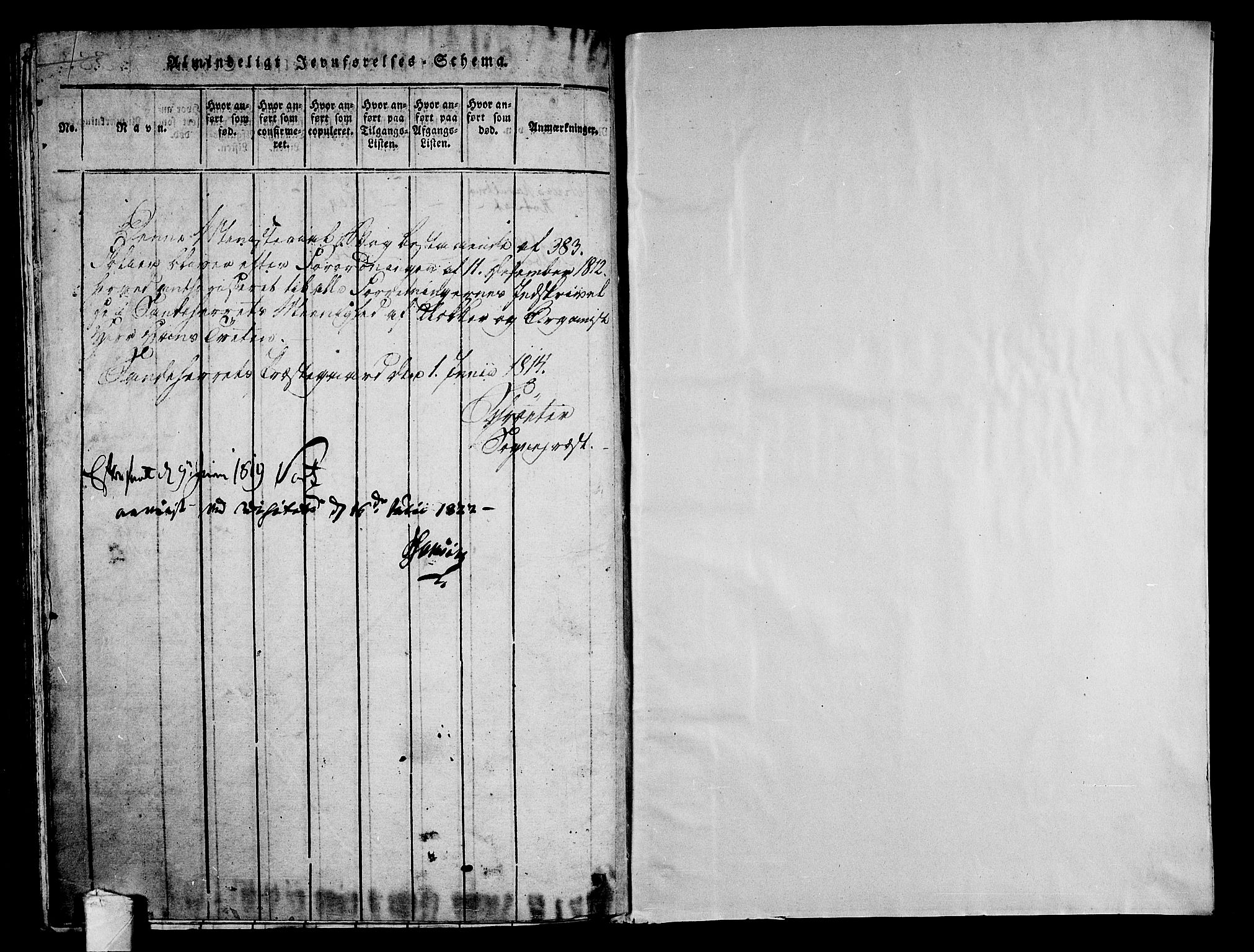 Sandar kirkebøker, AV/SAKO-A-243/G/Ga/L0001: Parish register (copy) no. 1, 1814-1835