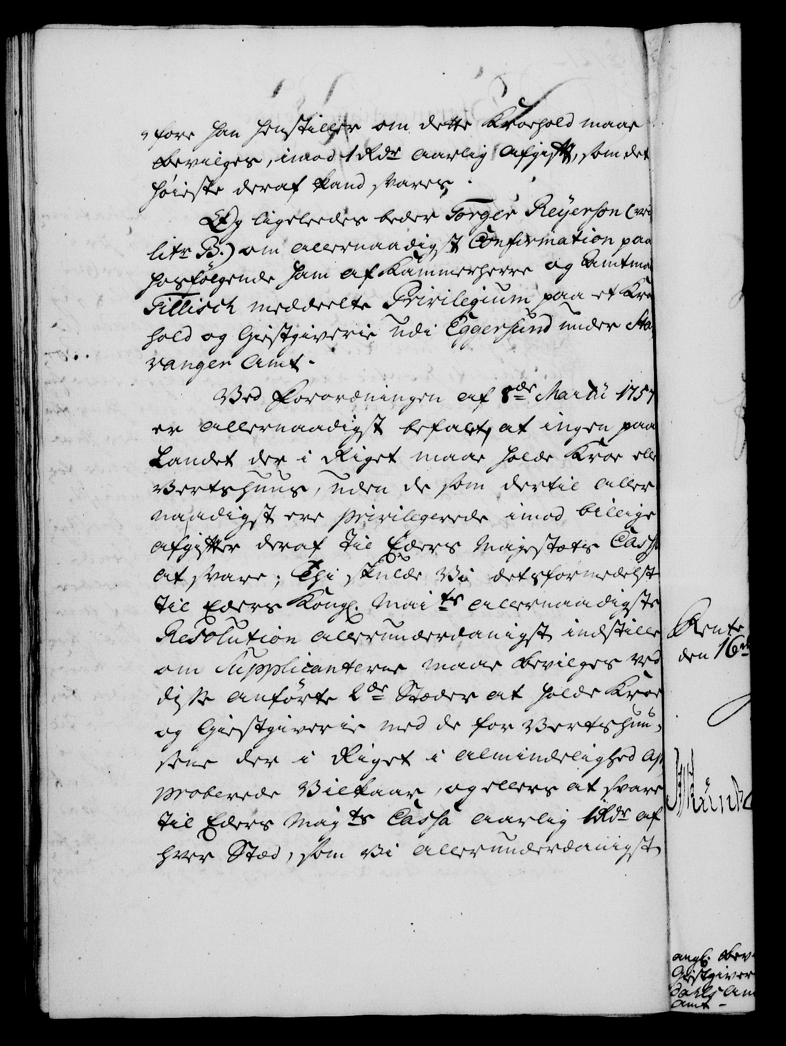 Rentekammeret, Kammerkanselliet, AV/RA-EA-3111/G/Gf/Gfa/L0043: Norsk relasjons- og resolusjonsprotokoll (merket RK 52.43), 1761, p. 454