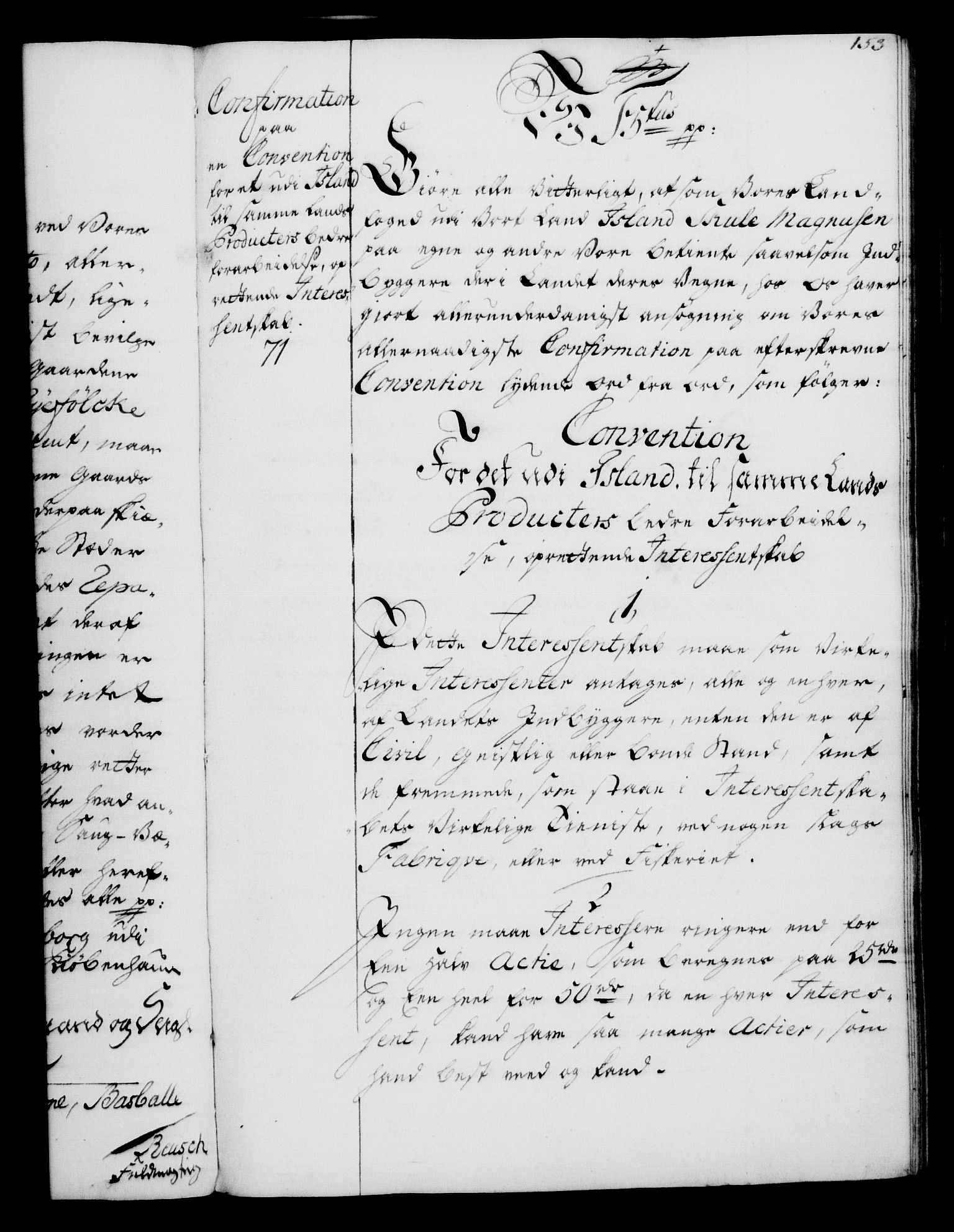 Rentekammeret, Kammerkanselliet, RA/EA-3111/G/Gg/Gga/L0006: Norsk ekspedisjonsprotokoll med register (merket RK 53.6), 1749-1759, p. 153