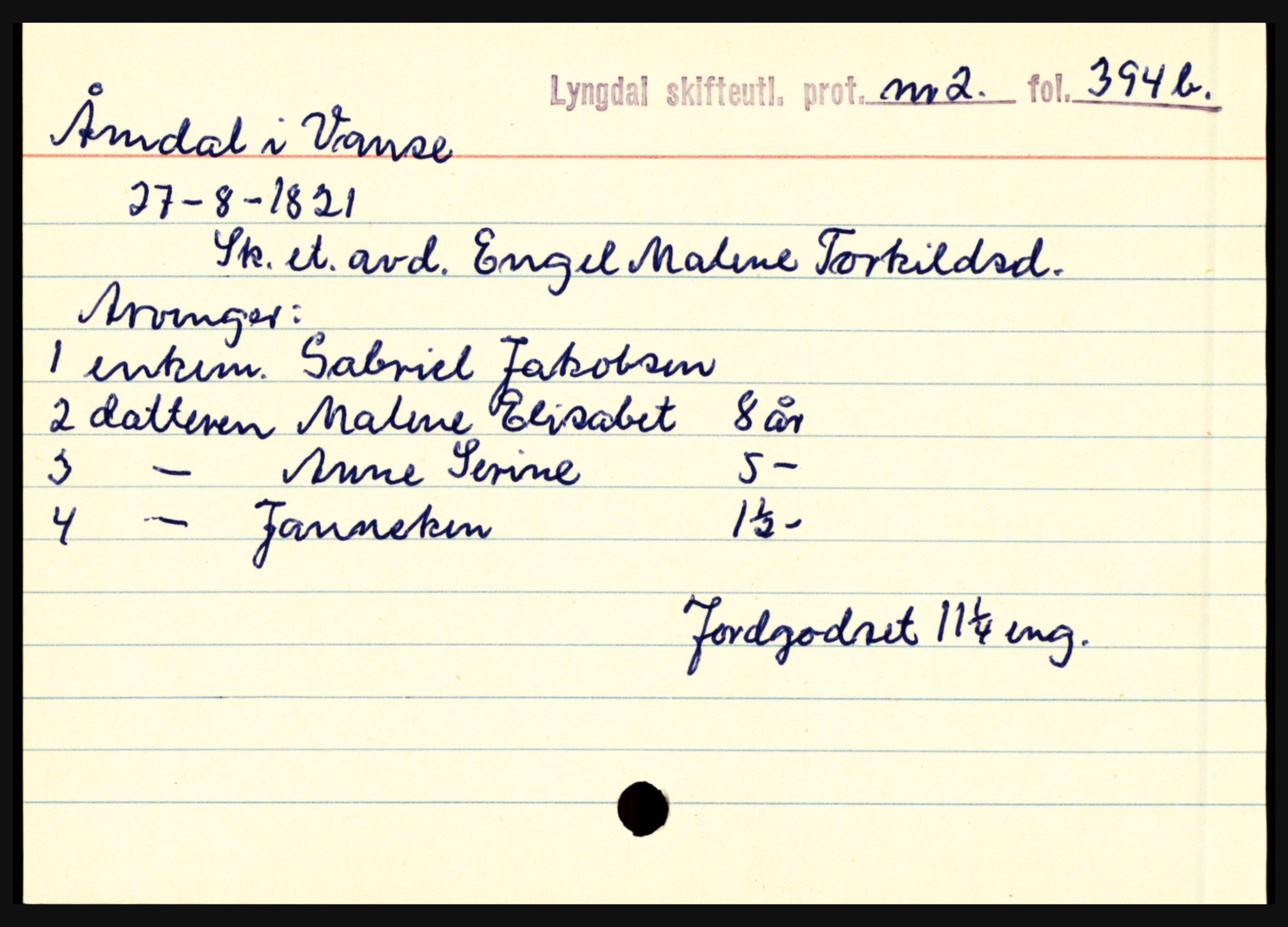 Lyngdal sorenskriveri, AV/SAK-1221-0004/H, p. 13493