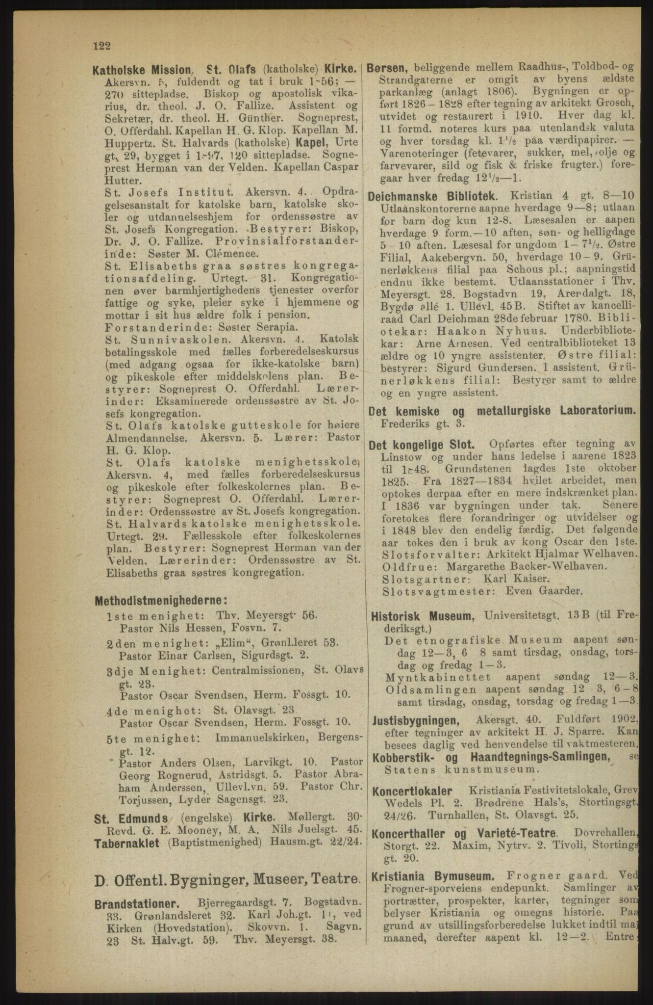 Kristiania/Oslo adressebok, PUBL/-, 1914, p. 122