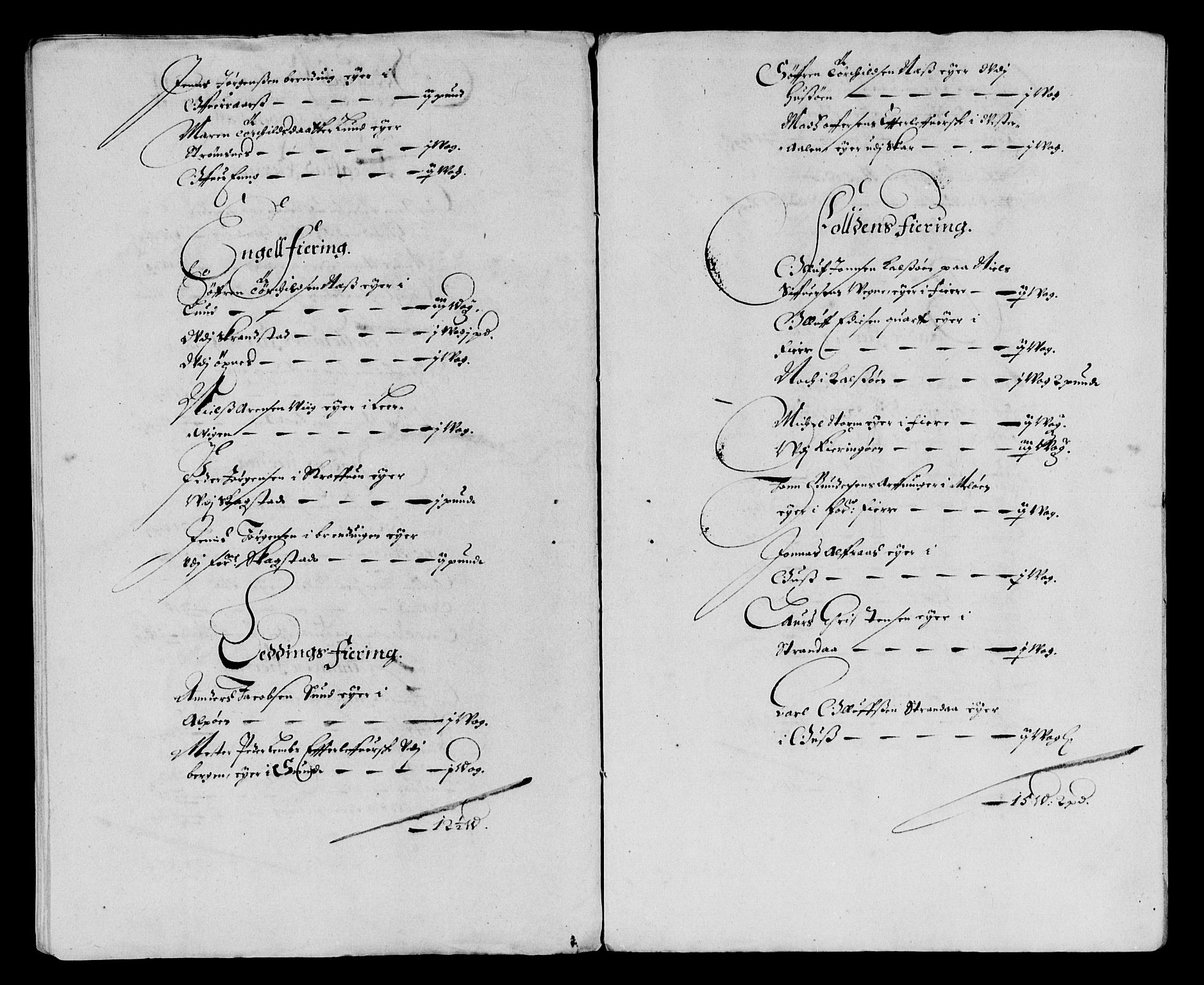 Rentekammeret inntil 1814, Reviderte regnskaper, Lensregnskaper, AV/RA-EA-5023/R/Rb/Rbz/L0041: Nordlandenes len, 1664-1667