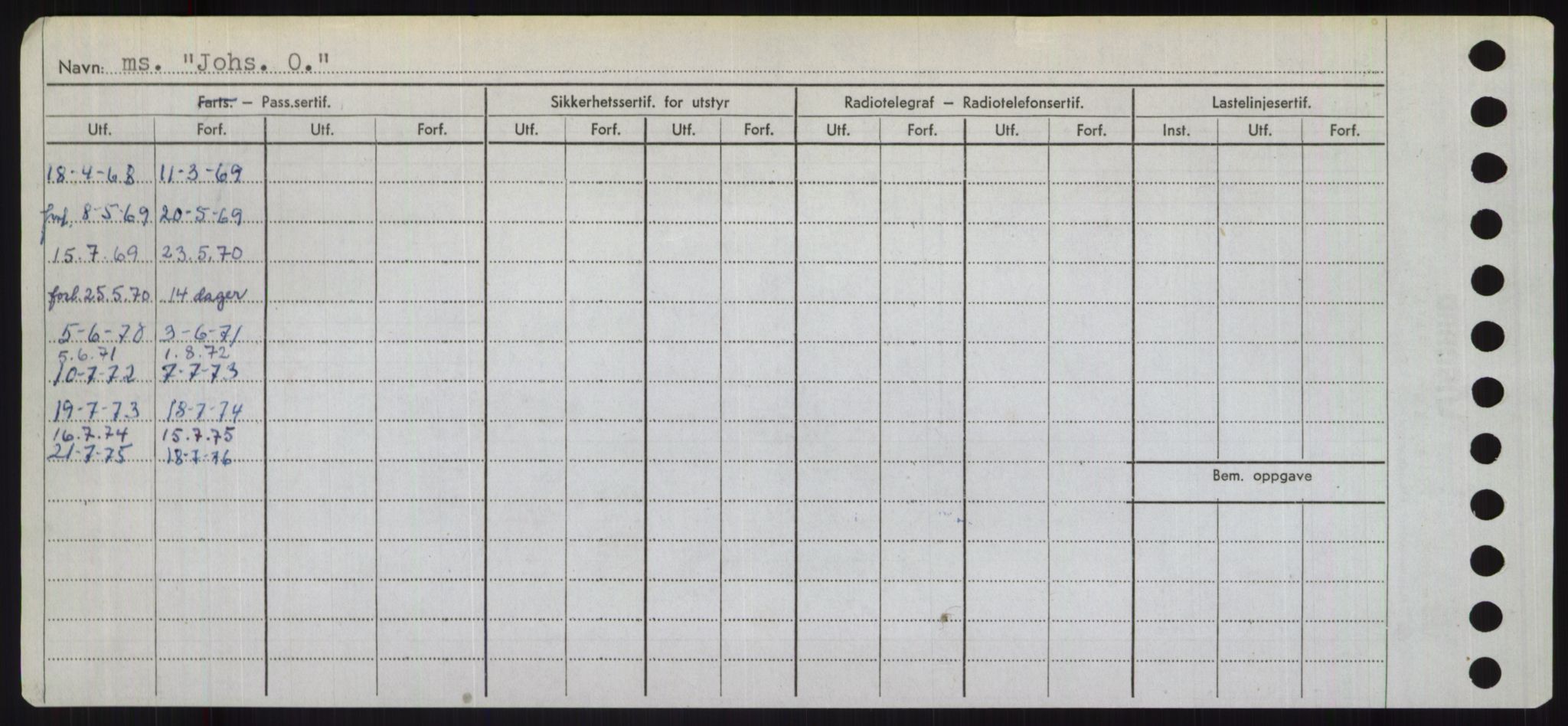 Sjøfartsdirektoratet med forløpere, Skipsmålingen, RA/S-1627/H/Ha/L0003/0001: Fartøy, Hilm-Mar / Fartøy, Hilm-Kol, p. 530