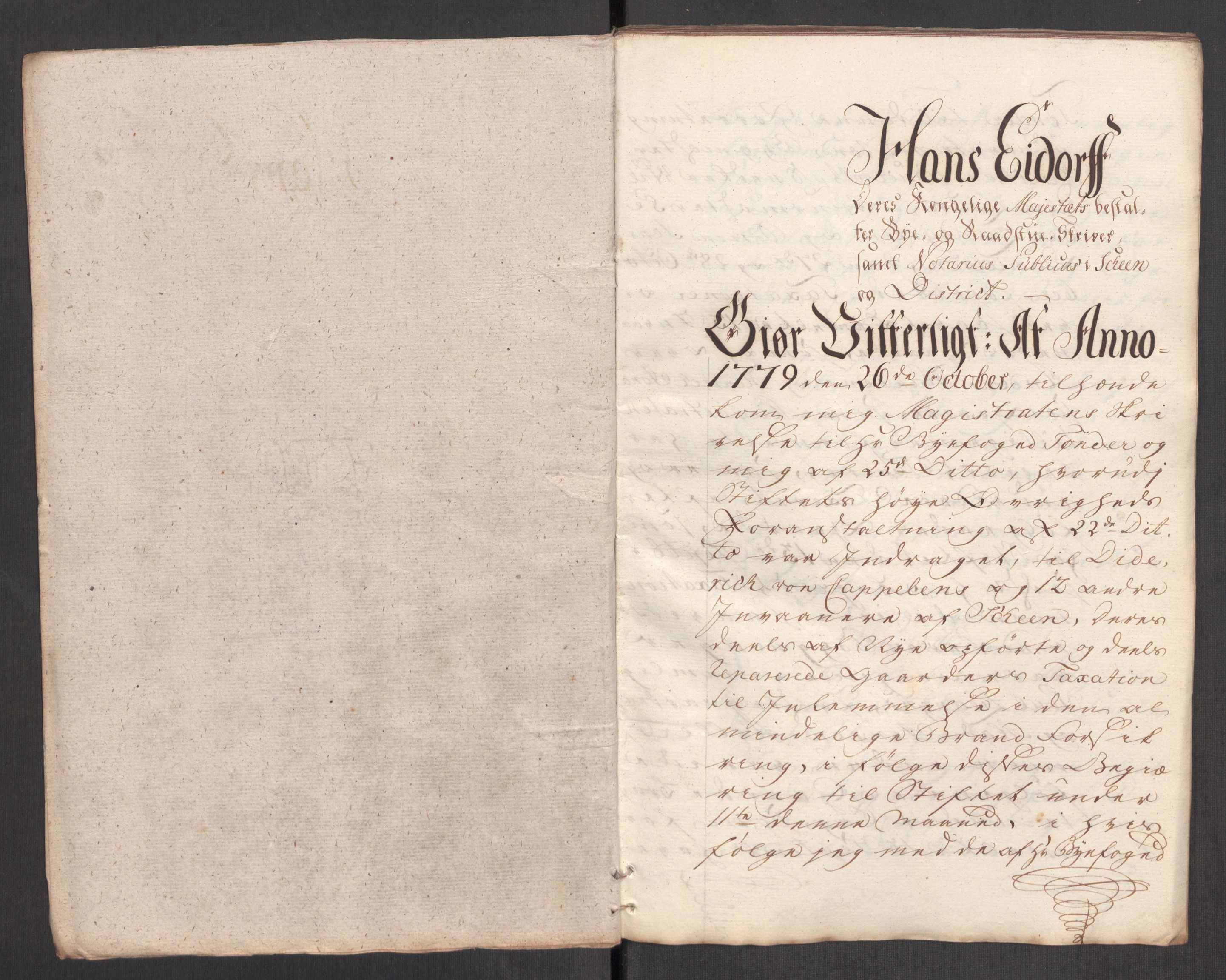 Kommersekollegiet, Brannforsikringskontoret 1767-1814, AV/RA-EA-5458/F/Fa/L0044a/0002: Skien / Branntakstprotokoll, 1779