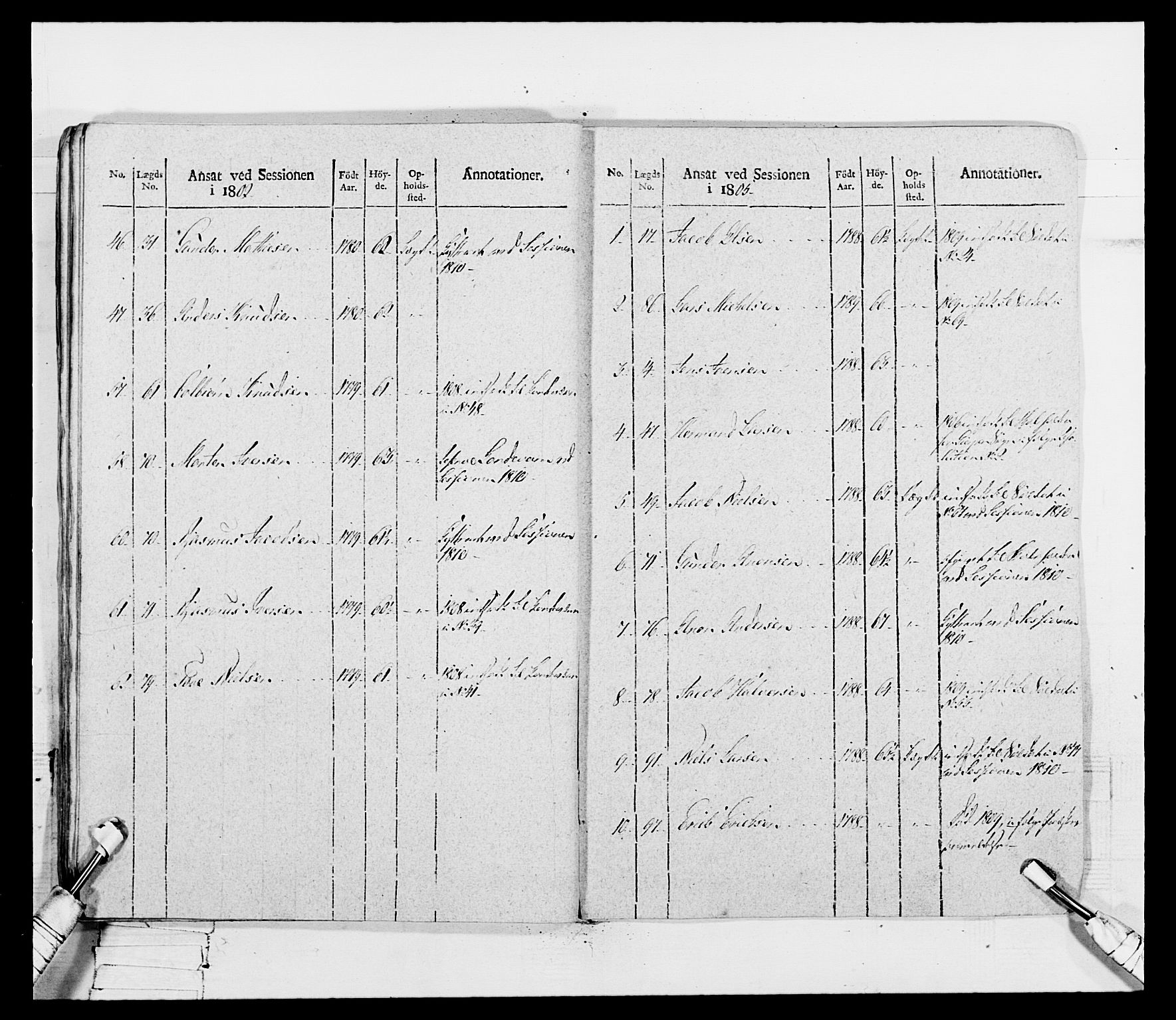 Generalitets- og kommissariatskollegiet, Det kongelige norske kommissariatskollegium, AV/RA-EA-5420/E/Eh/L0116: Telemarkske nasjonale infanteriregiment, 1810, p. 43