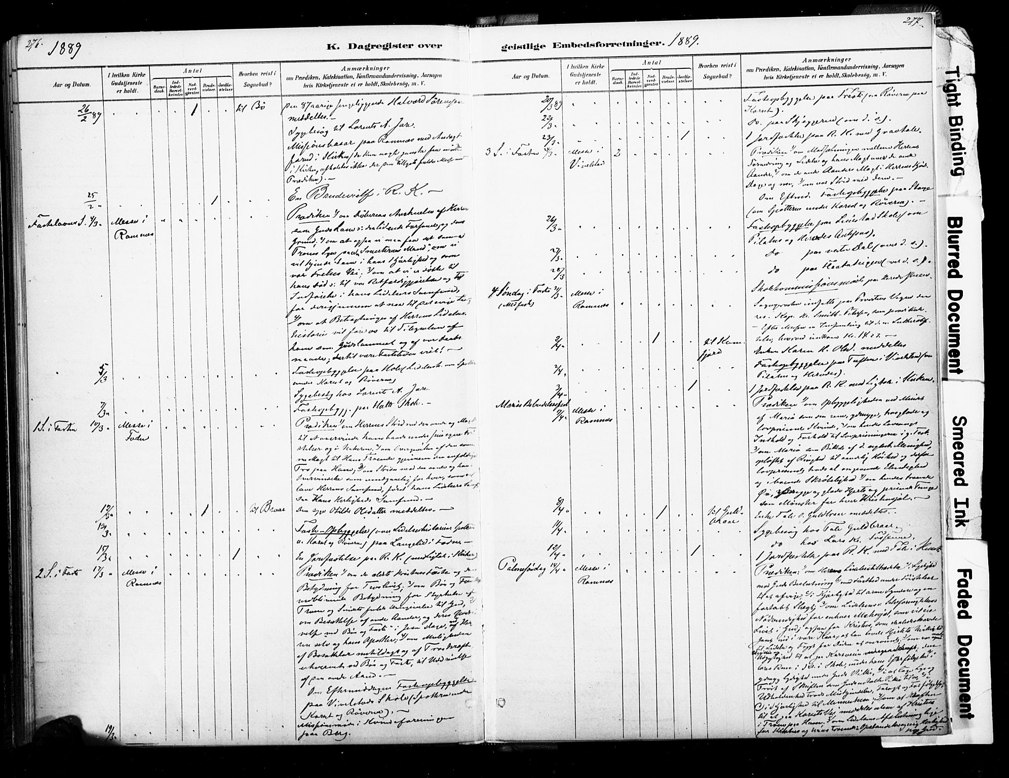 Ramnes kirkebøker, AV/SAKO-A-314/F/Fb/L0001: Parish register (official) no. II 1, 1878-1894, p. 276-277