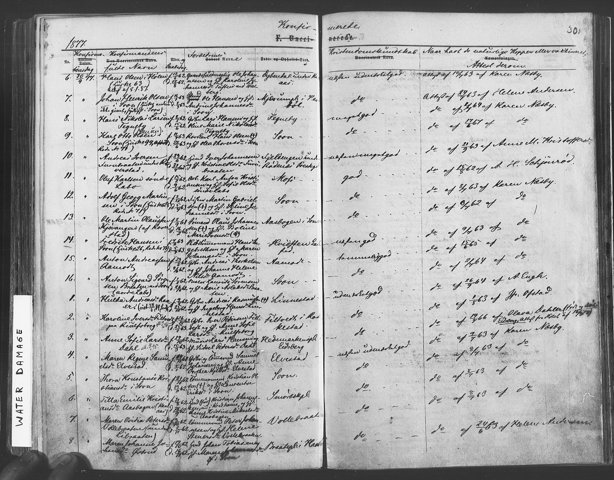 Vestby prestekontor Kirkebøker, AV/SAO-A-10893/F/Fa/L0008: Parish register (official) no. I 8, 1863-1877, p. 301