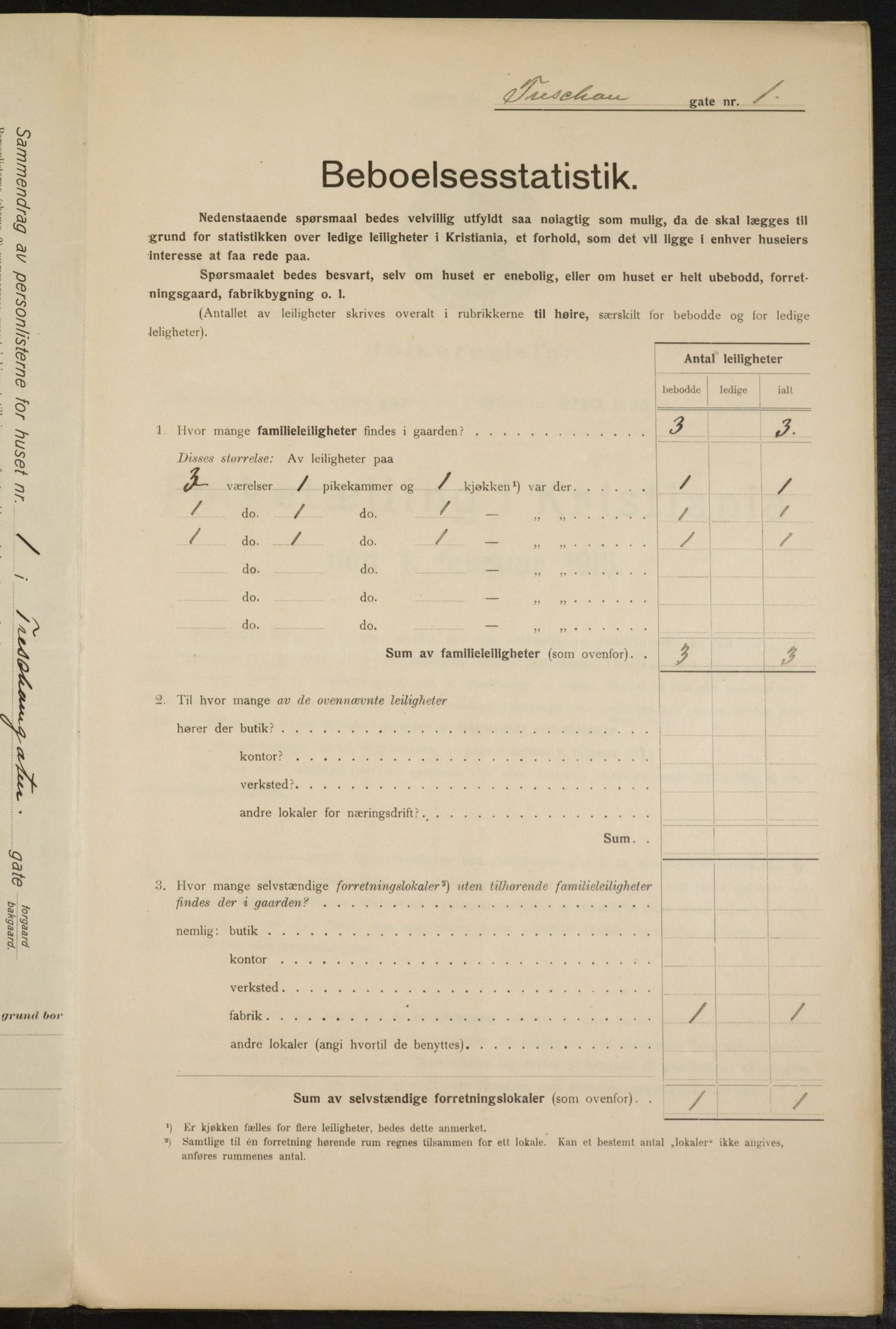 OBA, Municipal Census 1915 for Kristiania, 1915, p. 115772