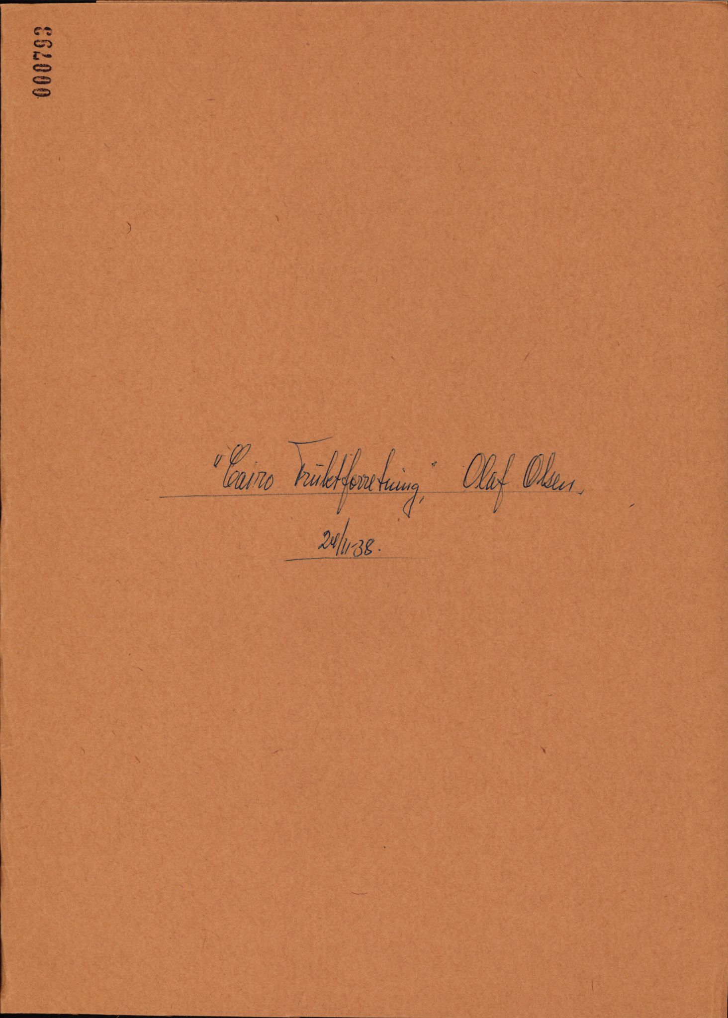 Stavanger byfogd, SAST/A-101408/002/J/Jd/Jde/L0003: Registreringsmeldinger og bilag. Enkeltmannsforetak, 751-1000, 1928-1976, p. 53