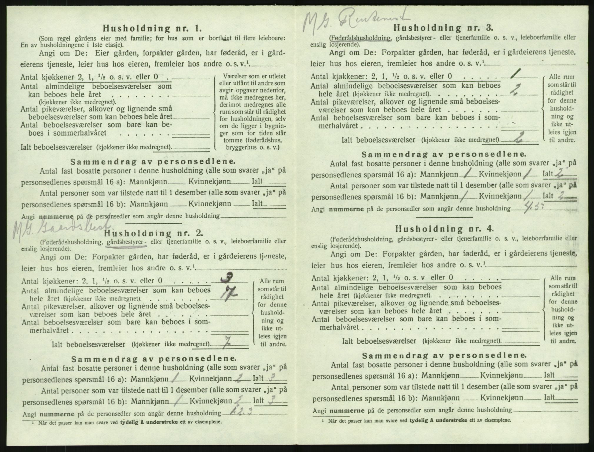 SAKO, 1920 census for Lardal, 1920, p. 848
