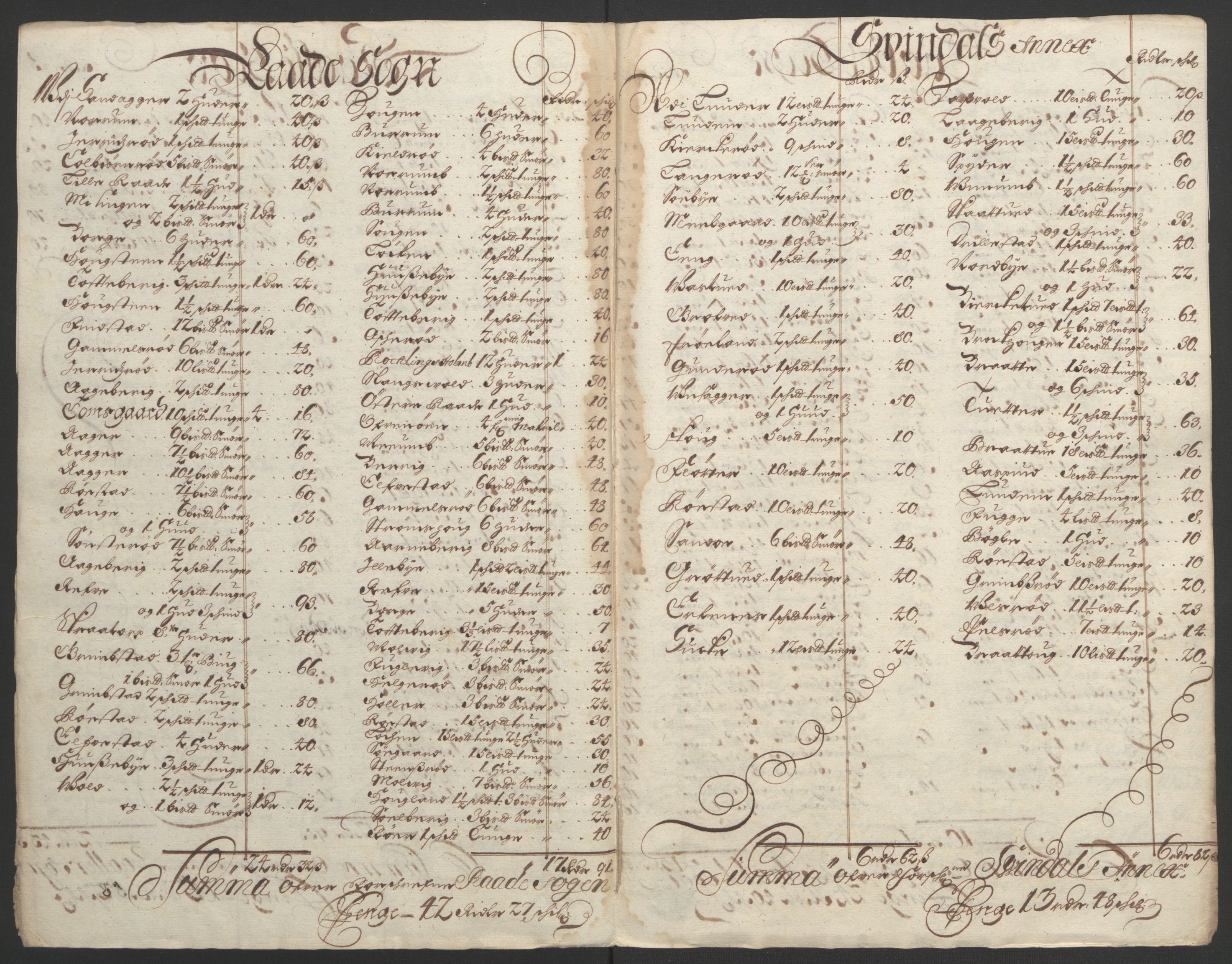 Rentekammeret inntil 1814, Reviderte regnskaper, Fogderegnskap, RA/EA-4092/R02/L0108: Fogderegnskap Moss og Verne kloster, 1692-1693, p. 327