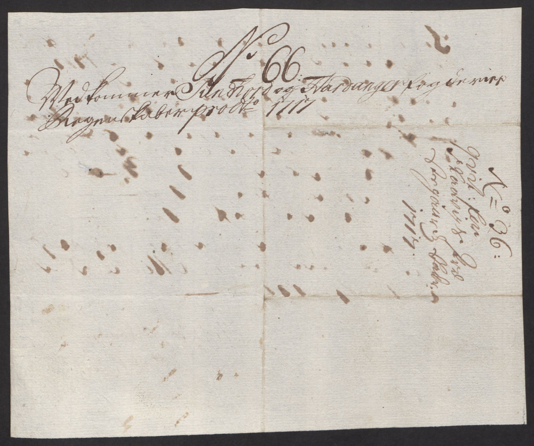 Rentekammeret inntil 1814, Reviderte regnskaper, Fogderegnskap, AV/RA-EA-4092/R48/L2994: Fogderegnskap Sunnhordland og Hardanger, 1717, p. 332