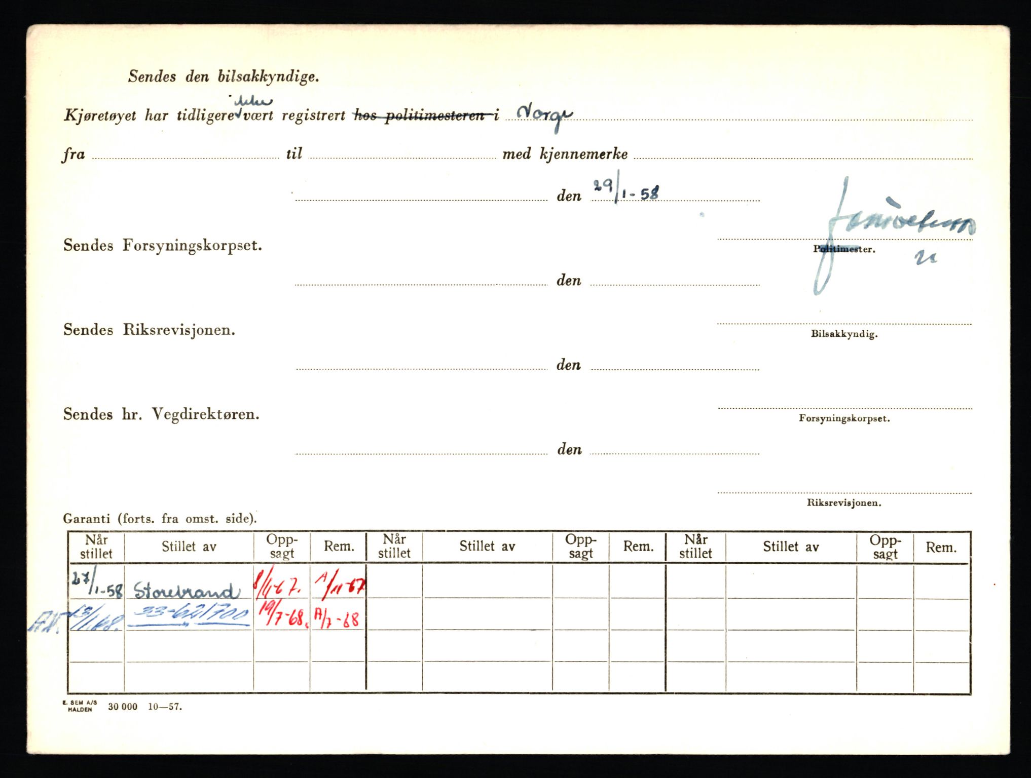 Stavanger trafikkstasjon, AV/SAST-A-101942/0/F/L0013: L-4700 - L-5079, 1930-1971, p. 558