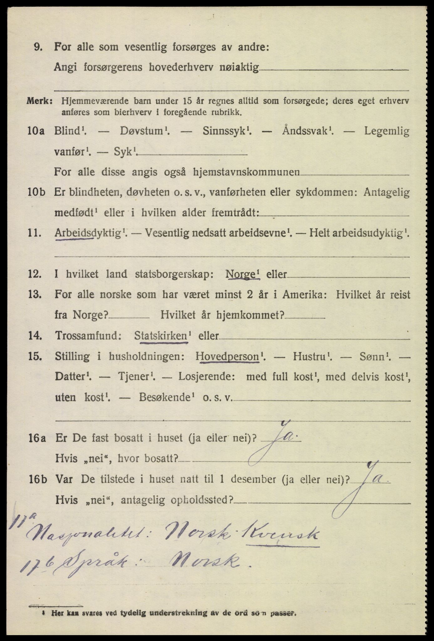 SAH, 1920 census for Grue, 1920, p. 8044