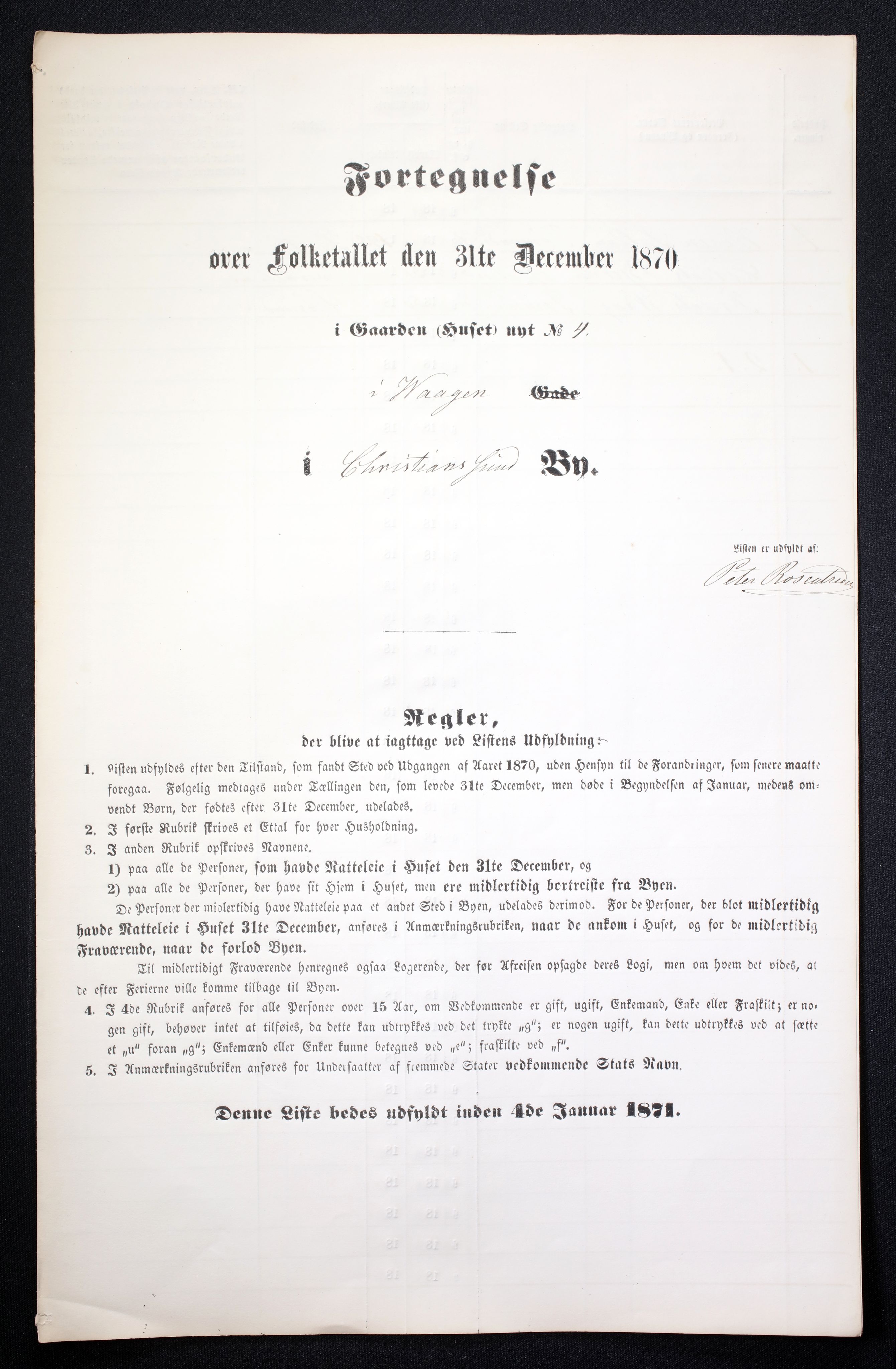 RA, 1870 census for 1503 Kristiansund, 1870, p. 7